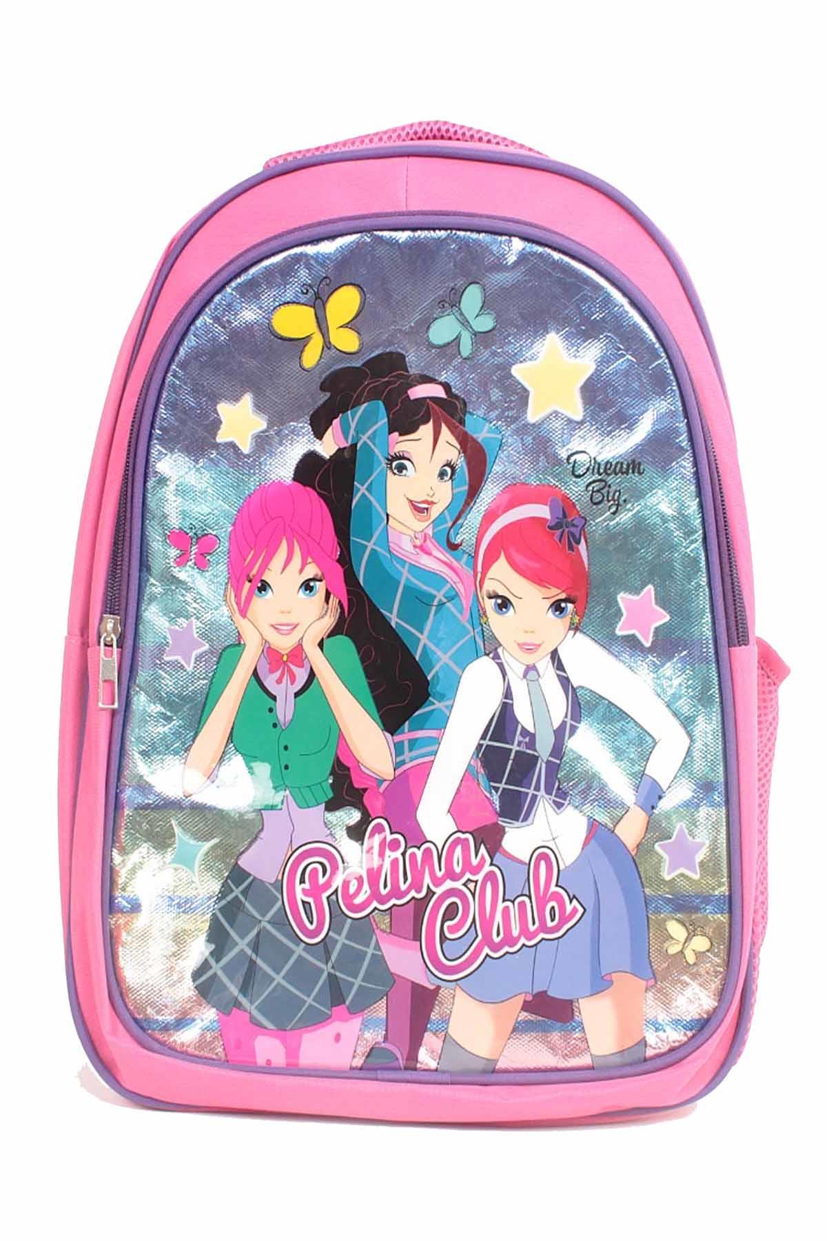 REKOR SPOROkul ÇantasıRS İlk Okul Çantası Beslenme Çantalı Holigram Baskı 41x15x14 Unisex Okul Çantası RS-0025Çok Renkli
