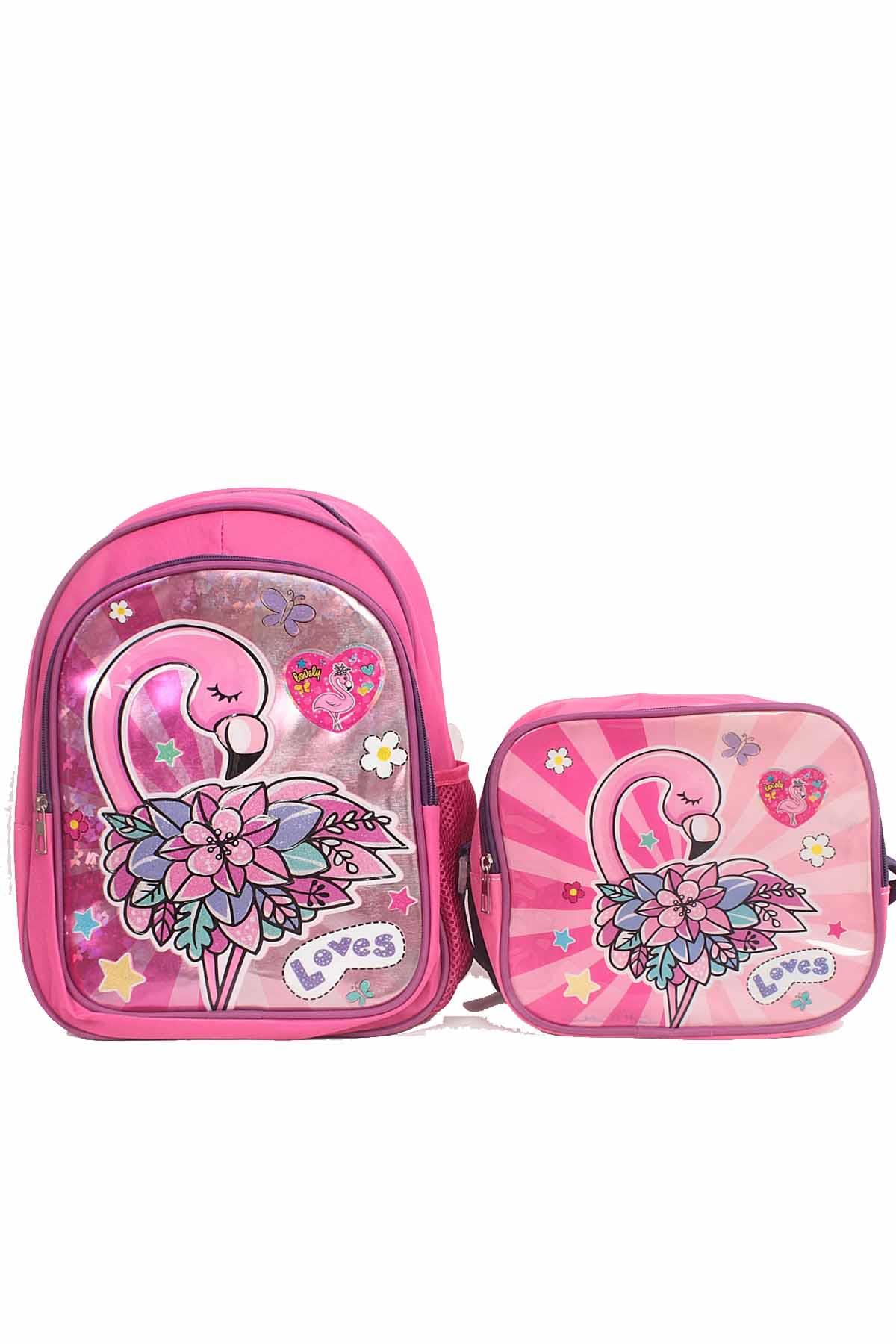 REKOR SPOROkul ÇantasıRS İlk Okul Çantası Beslenme Çantalı 3D 35x15x12Cm Unisex Okul Çantası RS-0041Çok Renkli