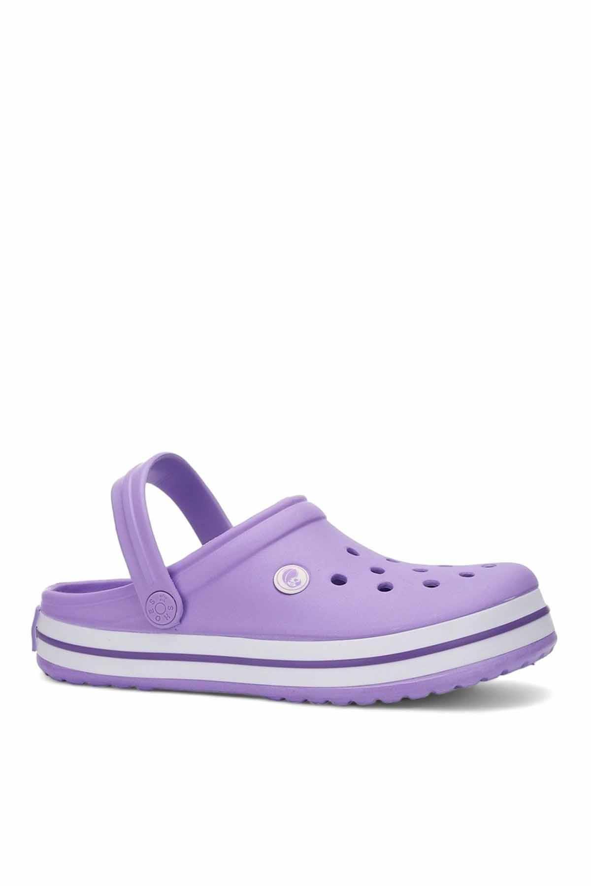 REKOR SPORTerlikUnisex Deniz Havuz Sabo Doktor Hemşire Hastane Comfort Günlük Terlik Sandalet Unisex Terlik Ayakkabı R-S 214-LİLLila