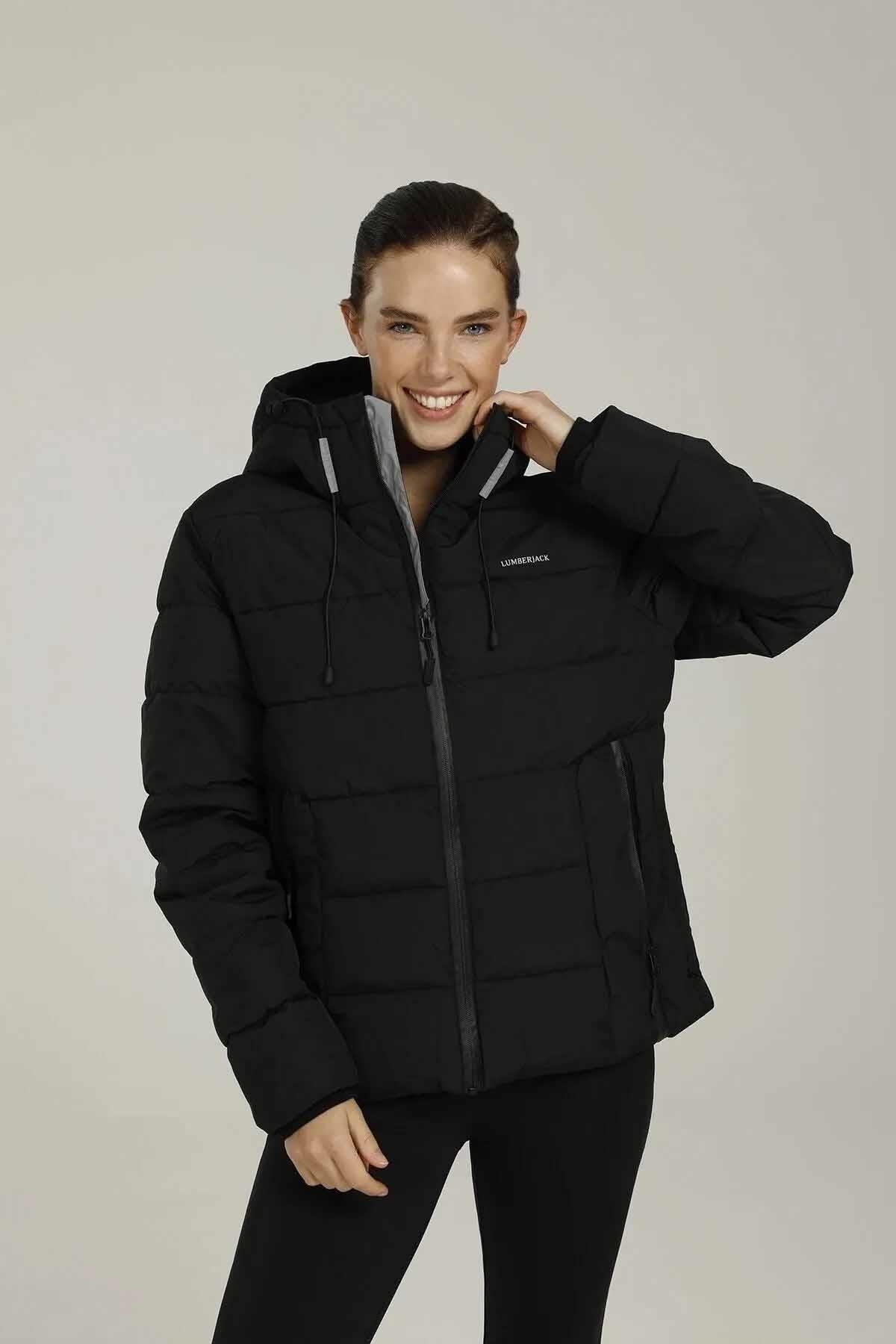 Sahil SporMontLumberjack APRESKI COAT B-6 Kadın Mont 100559602-2SIYAH