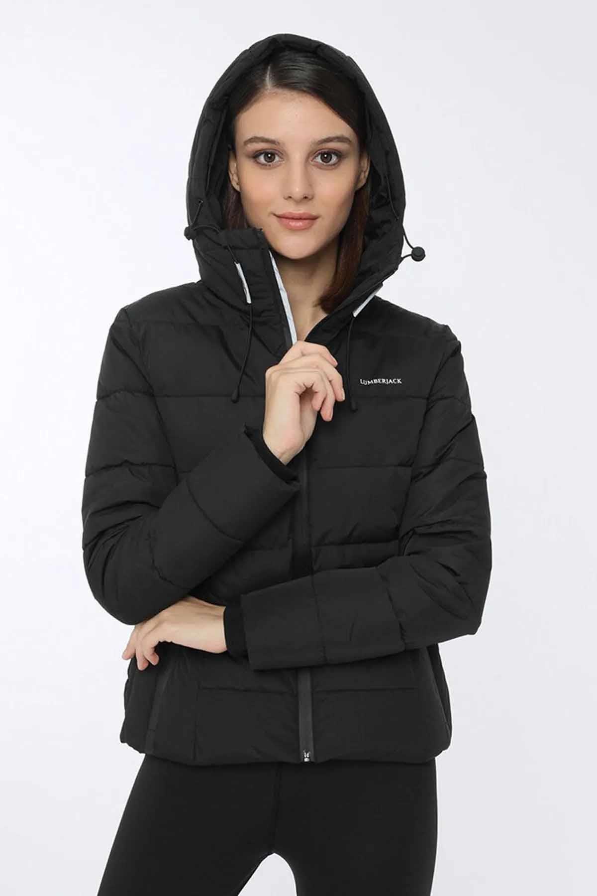 Sahil SporMontLumberjack APRESKI COAT Kadın Mont 100559602SIYAH