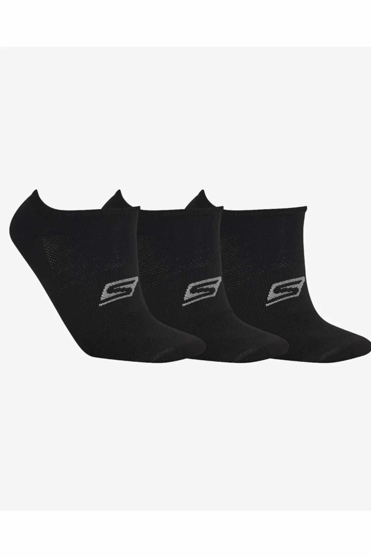 SKECHERSÇorapSkechers U 3 Pack Low Cut Sock Unisex Çorap S192263-972 Black
