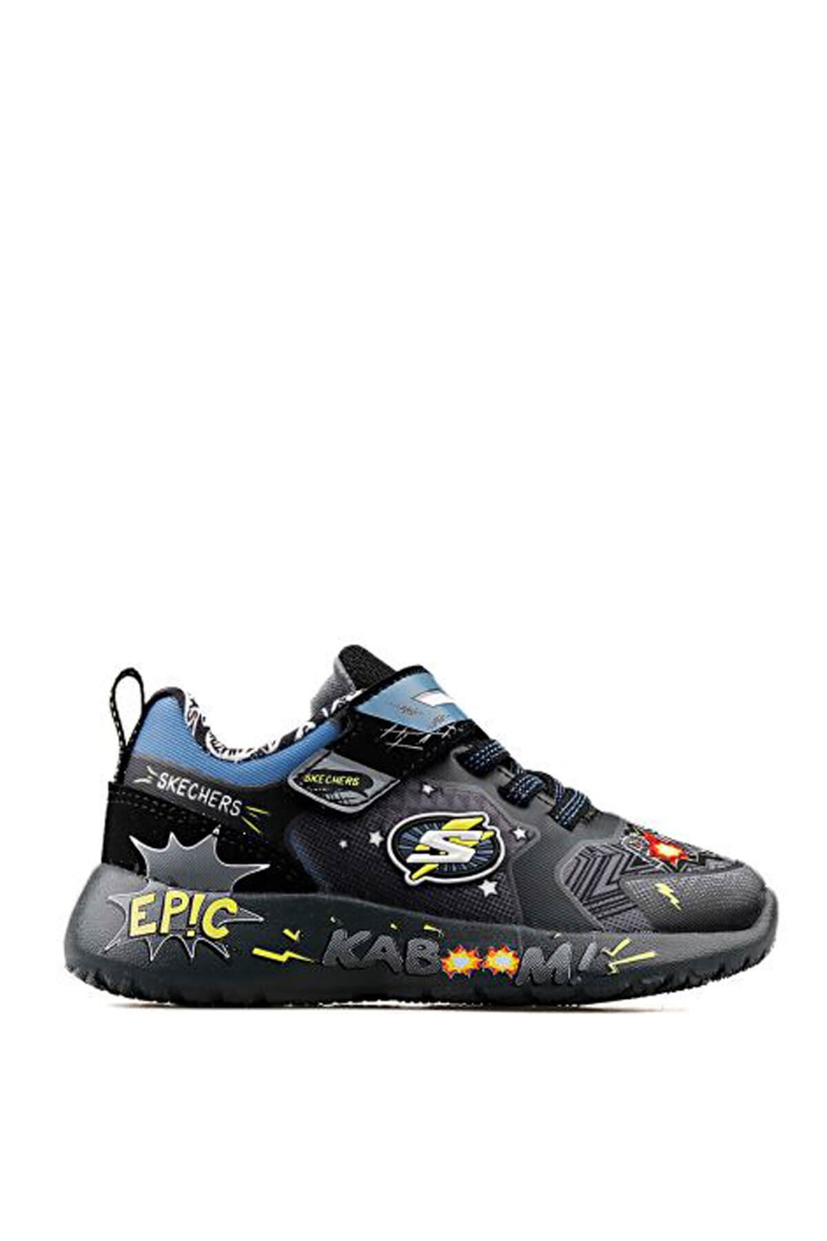 SKECHERSGünlük SporSkechers Dynamight- Defender Squad Çocuk Günlük Spor Ayakkabı 402101N CCBK Gri