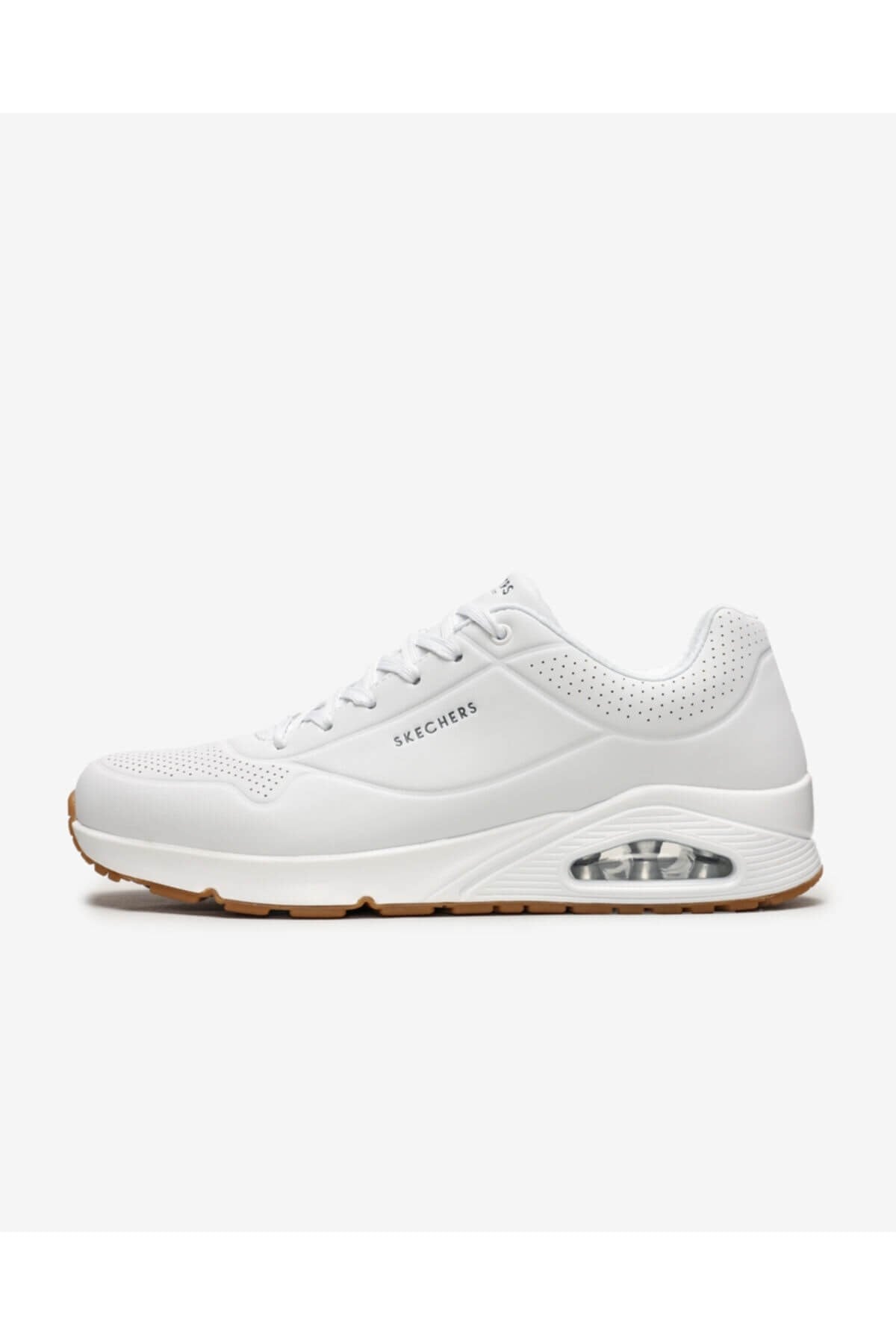 SKECHERSGünlük SporSkechers Uno - Stand On Air Erkek Günlük Spor Ayakkabı 52458 WHT-Beyaz
