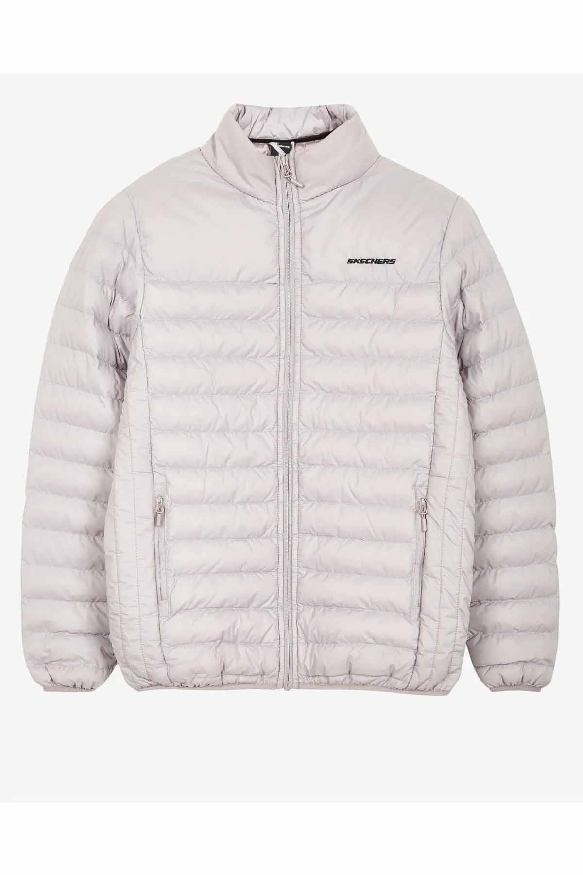SKECHERSMontSkechers M Essential Turtle Neck Jacket Erkek Mont S202721-506 Lilac