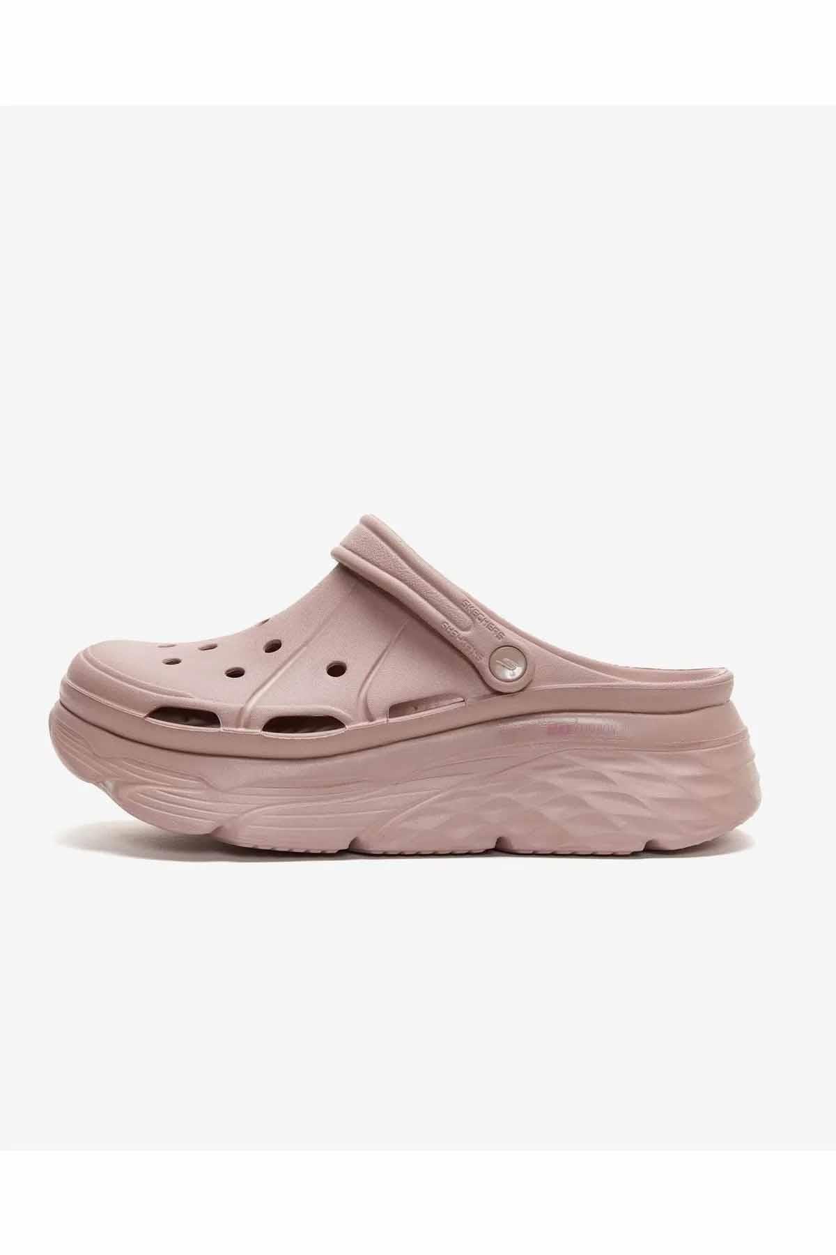 SKECHERSSandaletSkechers MAX CUSHIONING FOAMIES Kadın Sandalet Ayakkabı 111127 ROS PEMBE
