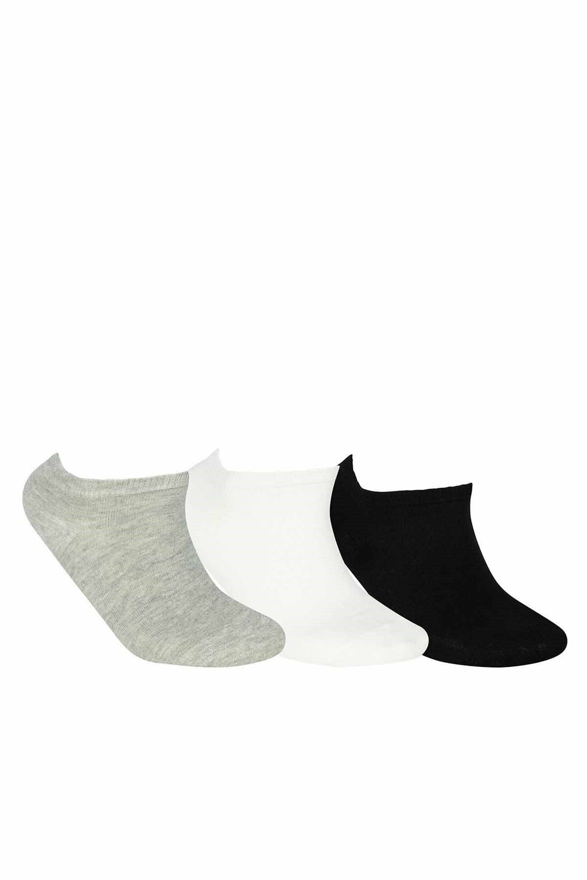 Skechers U SKX NoPad Low Cut Socks 3 Pack Unisex Çorap S192140 900