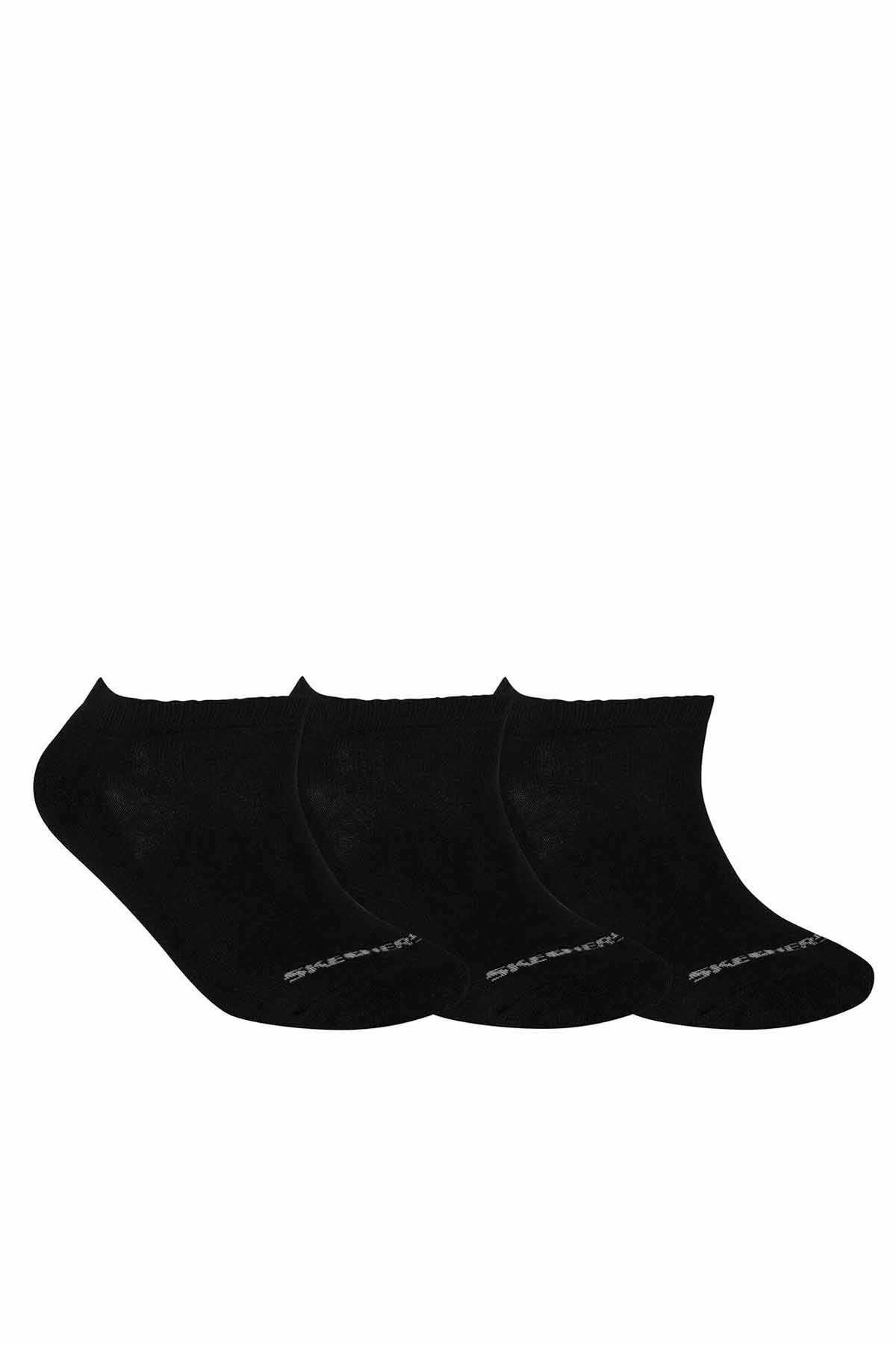 Skechers U SKX Padded Low Cut Socks 3 Pack Unisex Çorap S192137 001