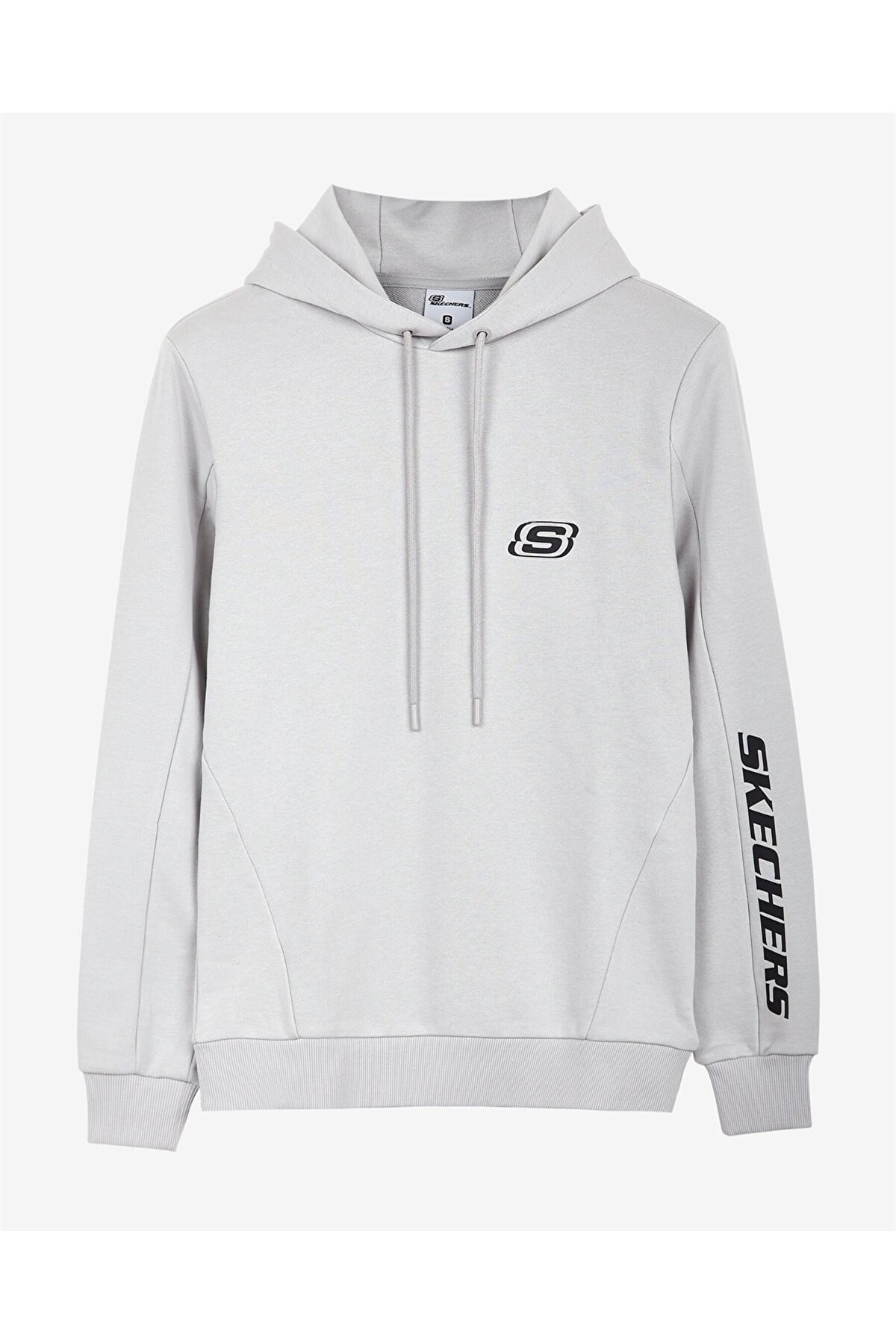 SKECHERSSweatshirtSkechers Mid Weight Fleece M Hoodie Sweatshirt Erkek Sweatshirt S222244-013 Stone