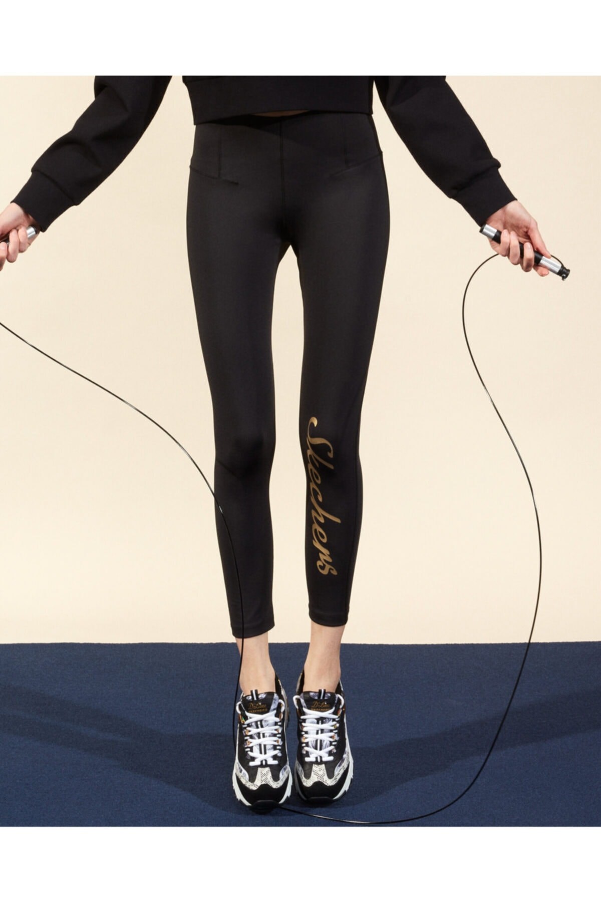 SKECHERSTaytSkechers Legging W Ankle Kadın Tayt S211295-001 Siyah