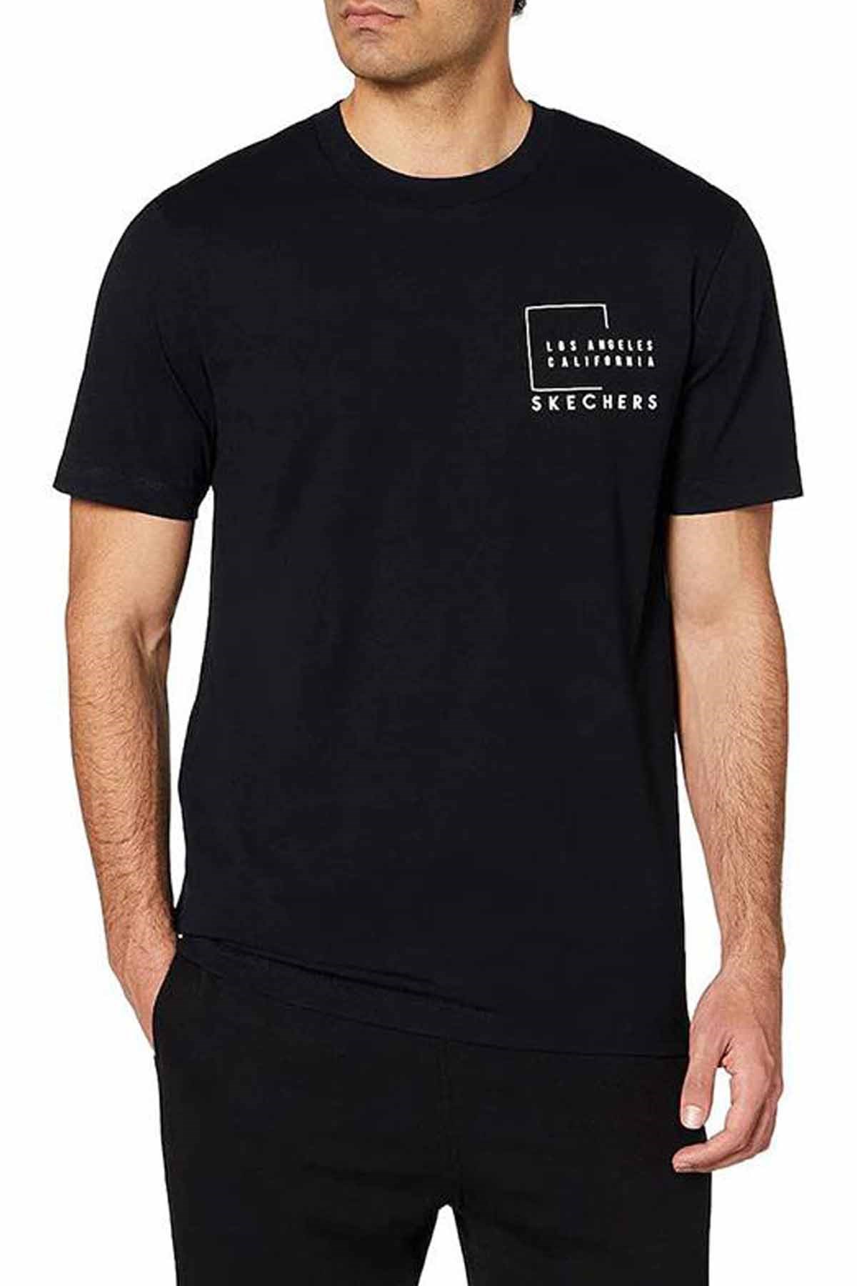 SKECHERSTişörtSkechers Graphic Tee M Erkek Tişört S211565-001 Siyah