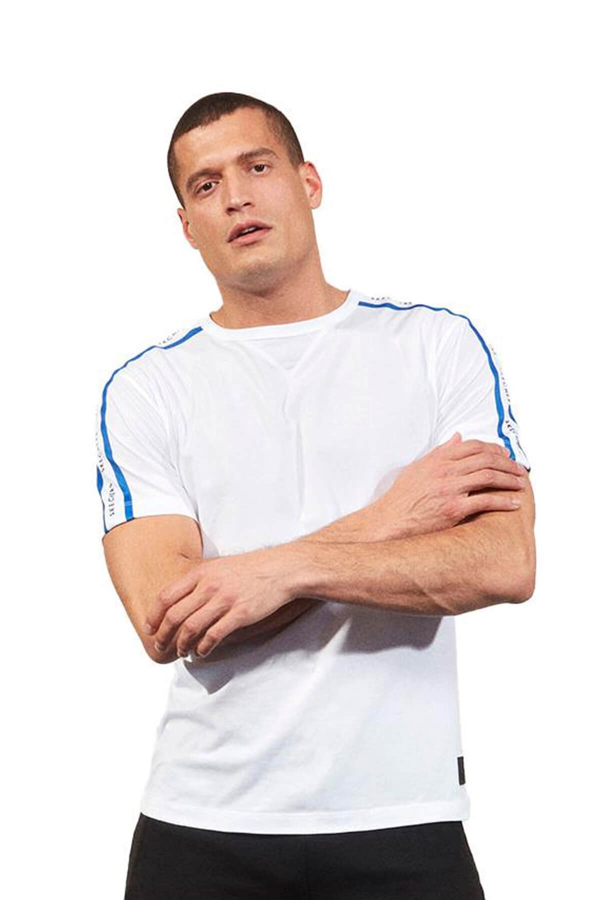 SKECHERSTişörtSkechers Graphic Tee M Erkek Tişört S211553-100 Beyaz