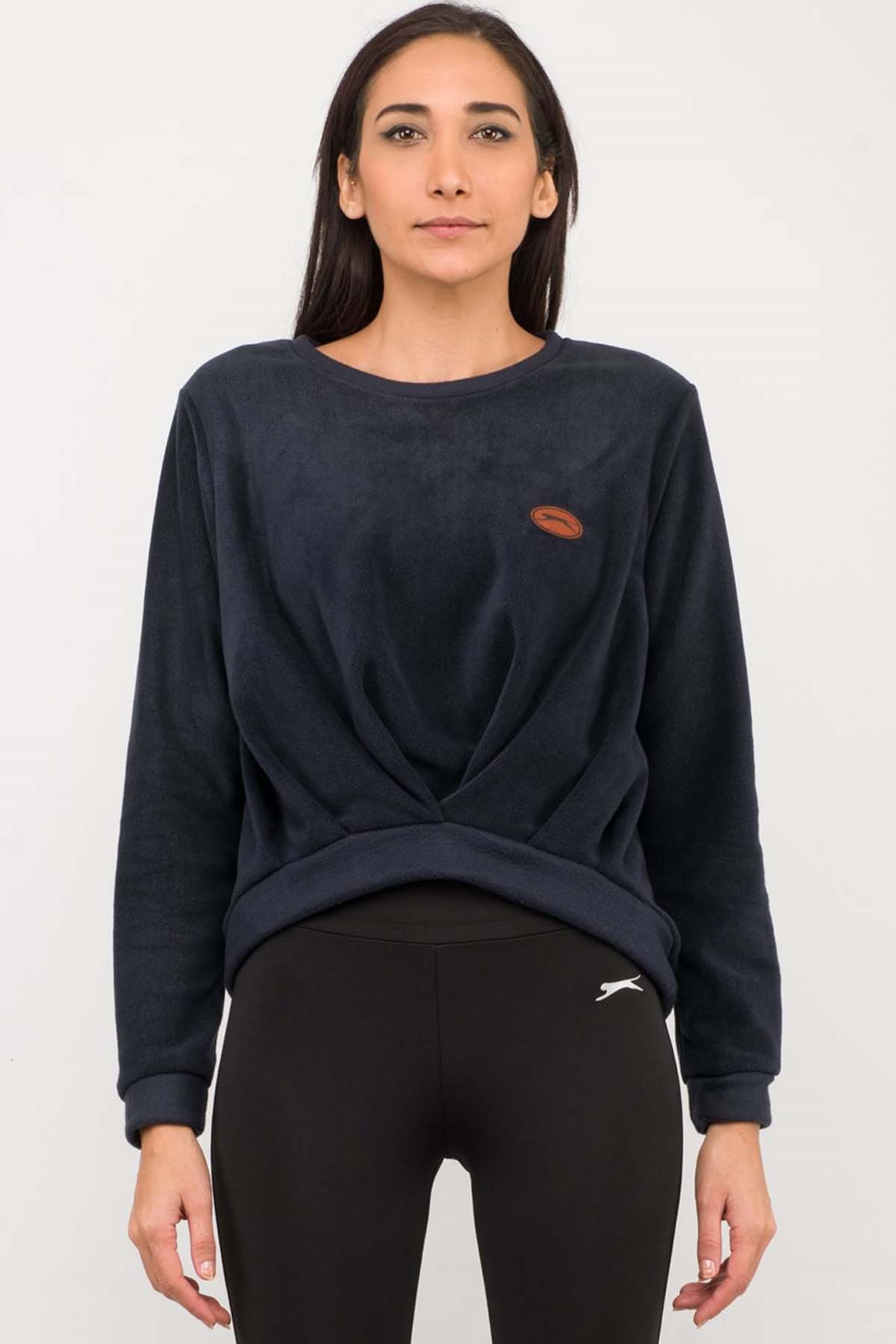 Slazenger ONAIR Kadın Polar Sweatshirt ST29WK002-807PETROL