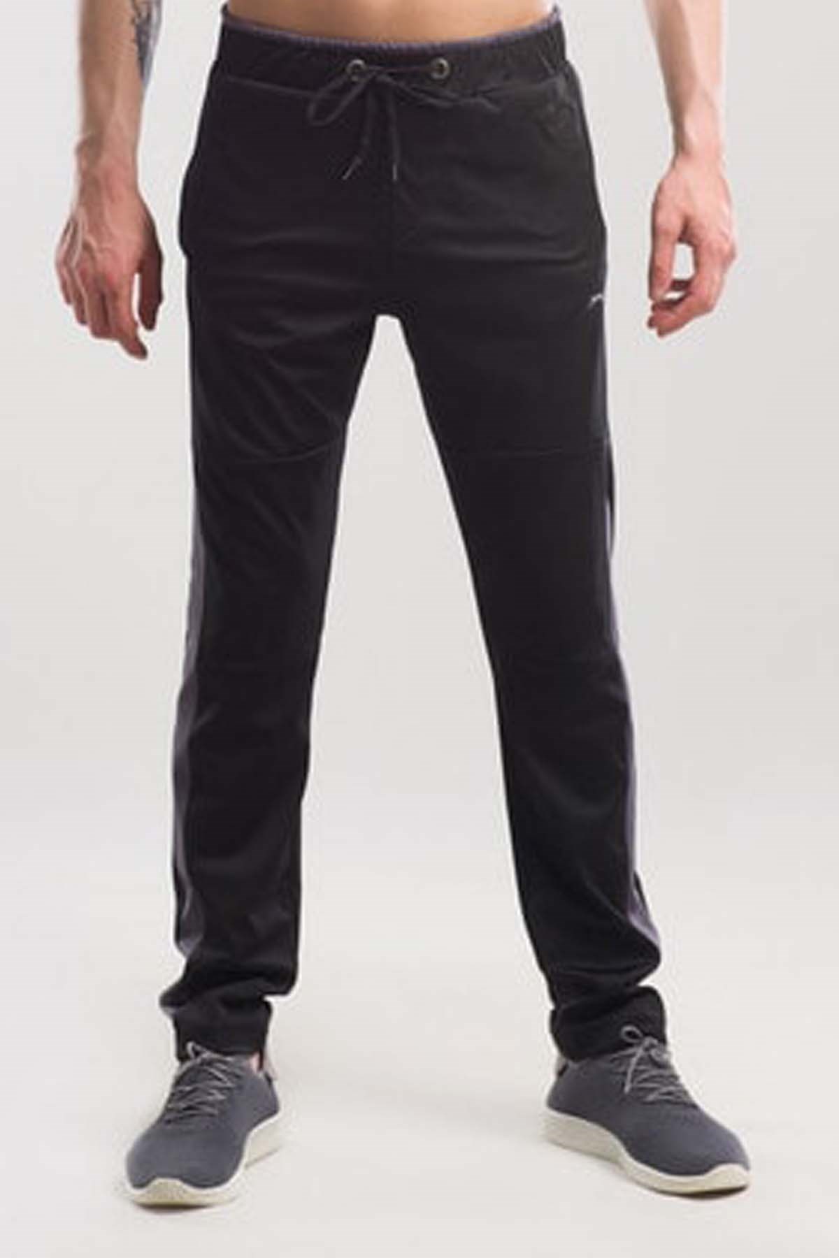 Slazenger OXFORD Erkek Eşofman Alt ST10PE115-500SIYAH