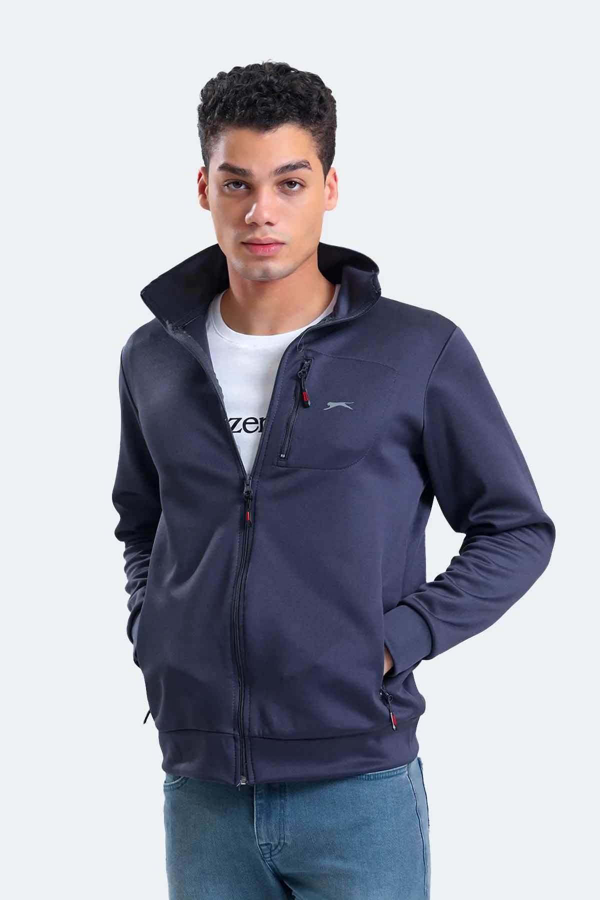 SLAZENGERSweatshirtSlazenger Seek Sweatshirt Erkek Sweatshirt ST13WE017-230Füme