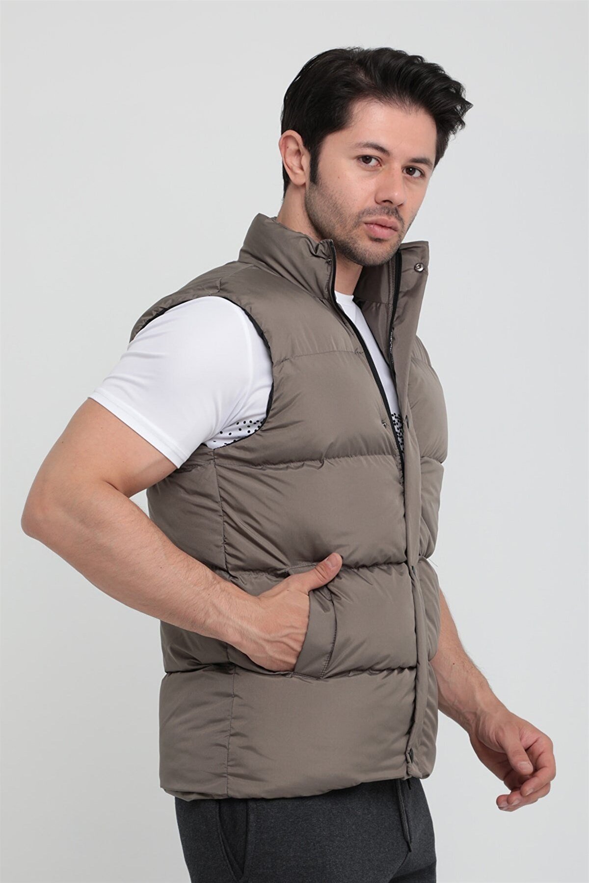 SLAZENGERYelekSlazenger Hamilton Erkek Yelek ST22YE002-315HAKI