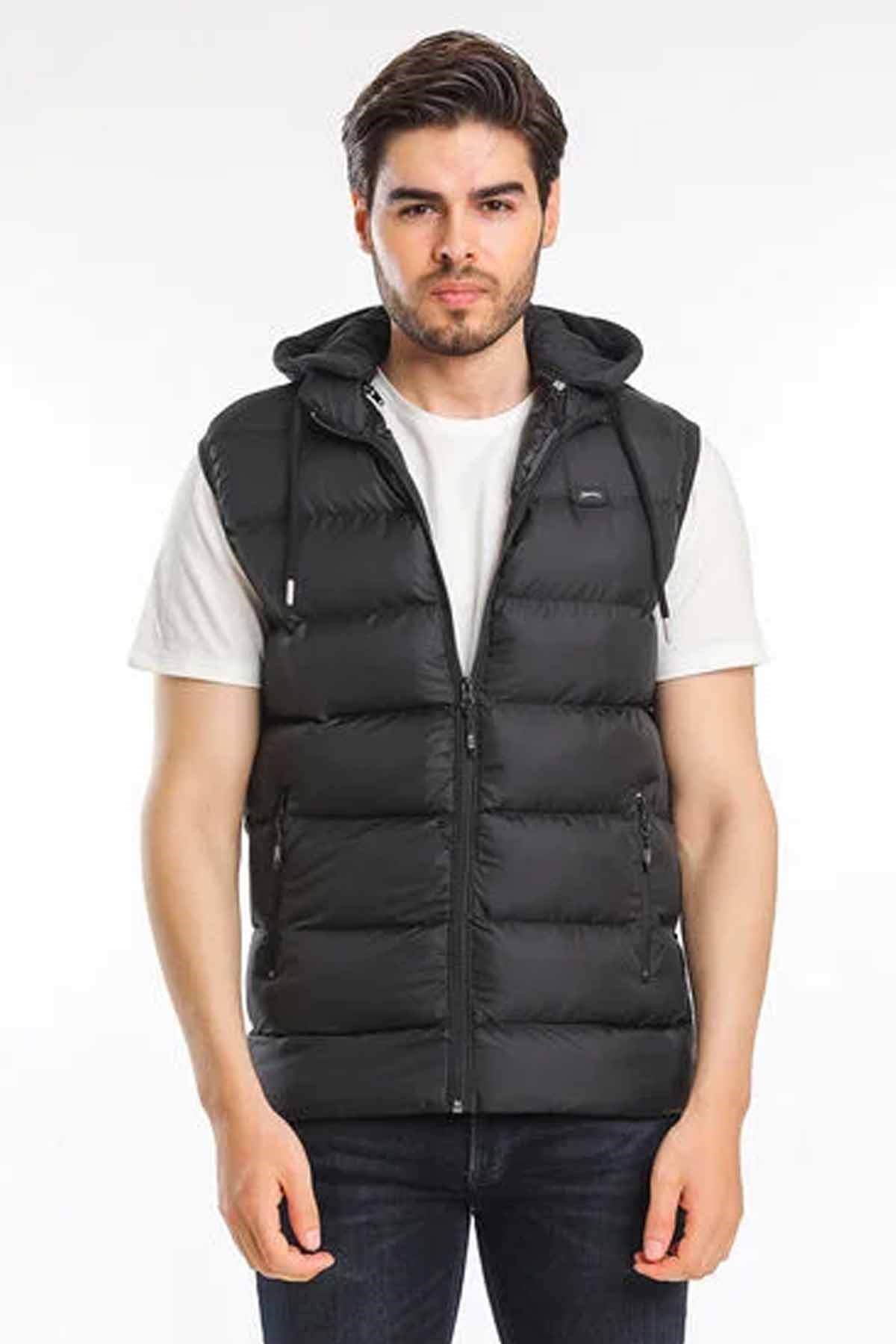 SLAZENGERYelekSlazenger Hell Erkek Yelek ST21YE005-500SIYAH