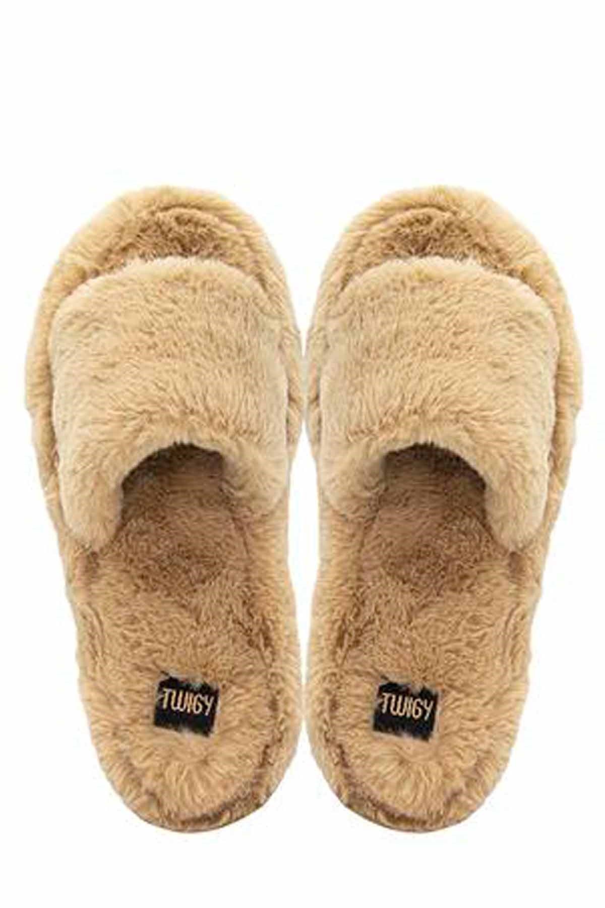 TWIGYEv TerliğiTwigy Lili Kadın Ev Terliği Ayakkabı TT0288CA.Kahve