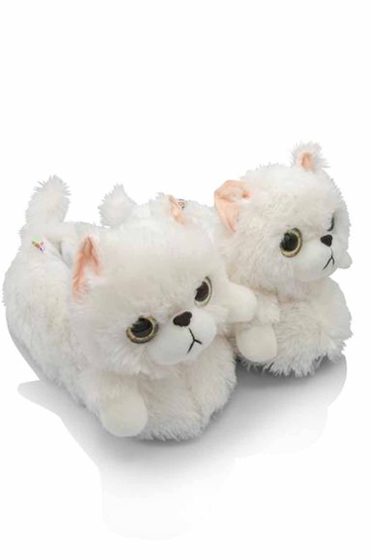 TWIGYPandufTwigy Kedi-3 Kadın Panduf Ayakkabı YY0308BEYAZ