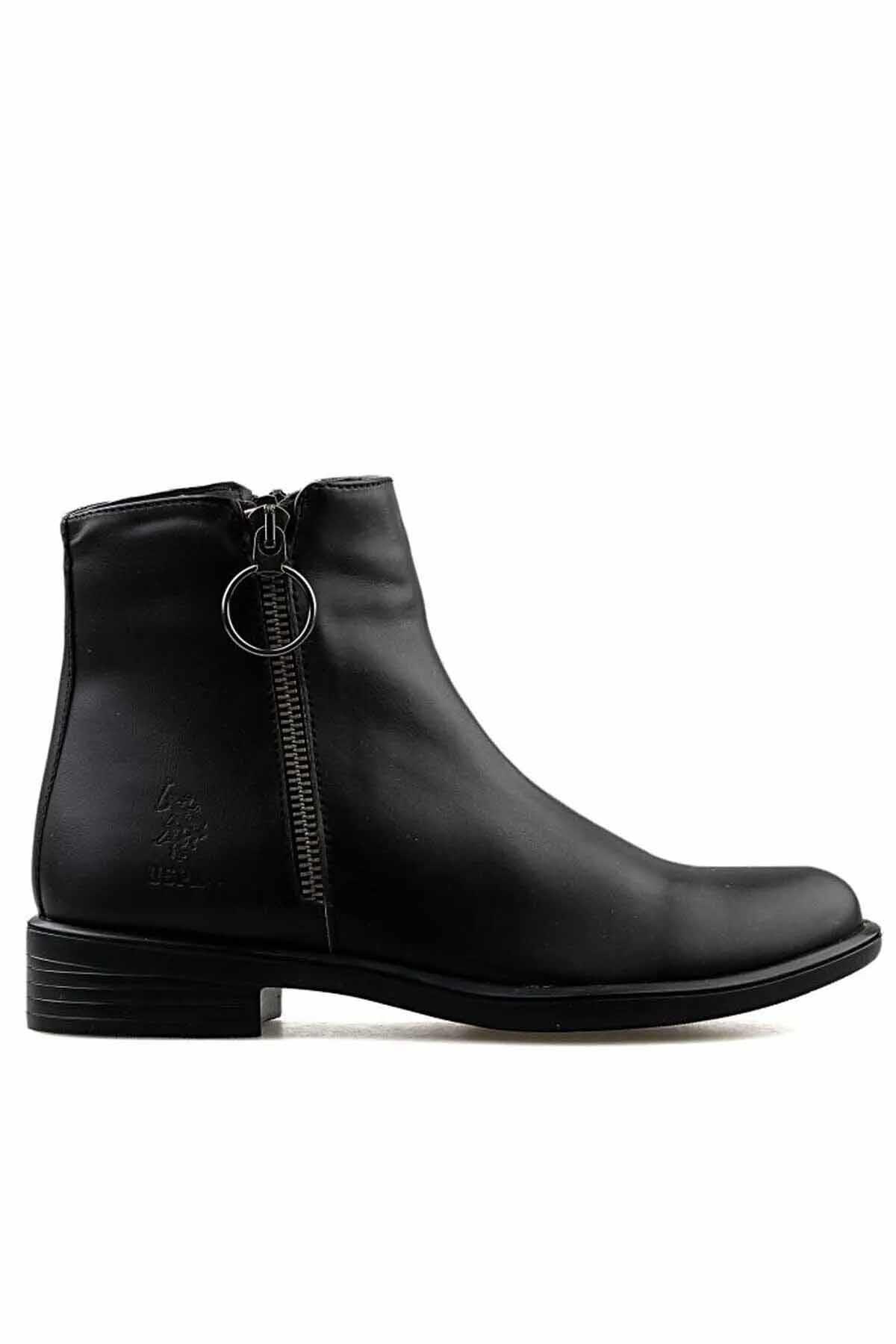 U.S. POLO ASSNBotUS Polo IDELLA Kadın Bot Ayakkabı 100551377SIYAH