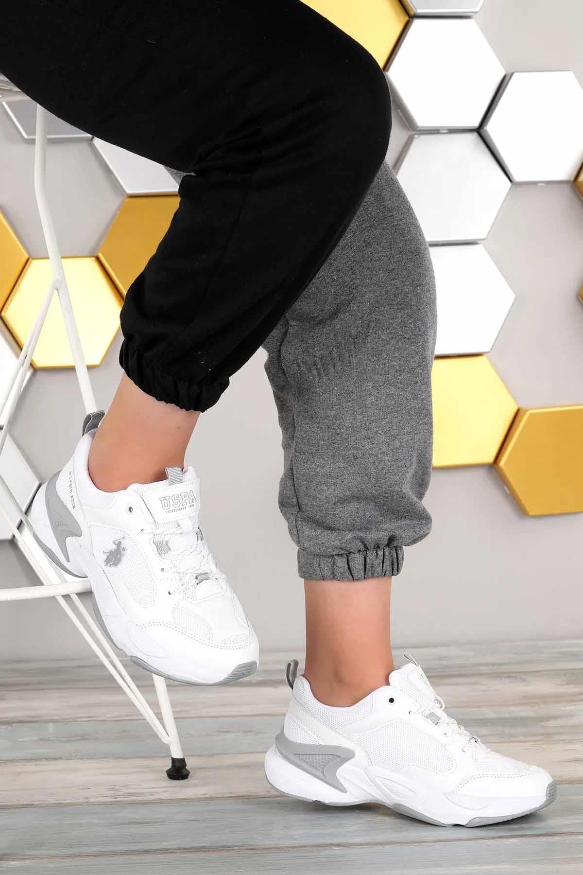 U.S. POLO ASSNGünlük SporUS Polo Maybe B-00 Kadın Günlük Spor Ayakkabı 100605072-13Beyaz