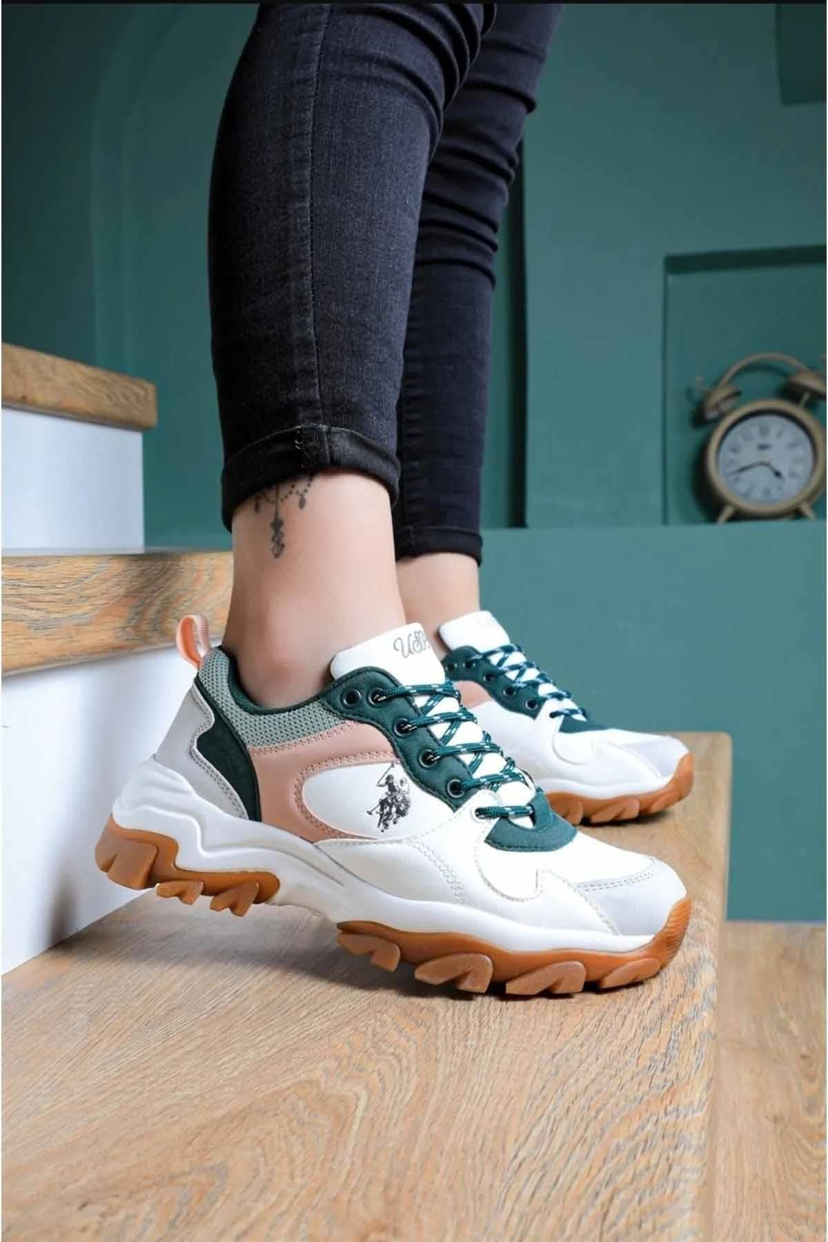 U.S. POLO ASSNGünlük SporUS Polo TRACKY B-3 Kadın Günlük Spor Ayakkabı 100551452-3BEYAZ