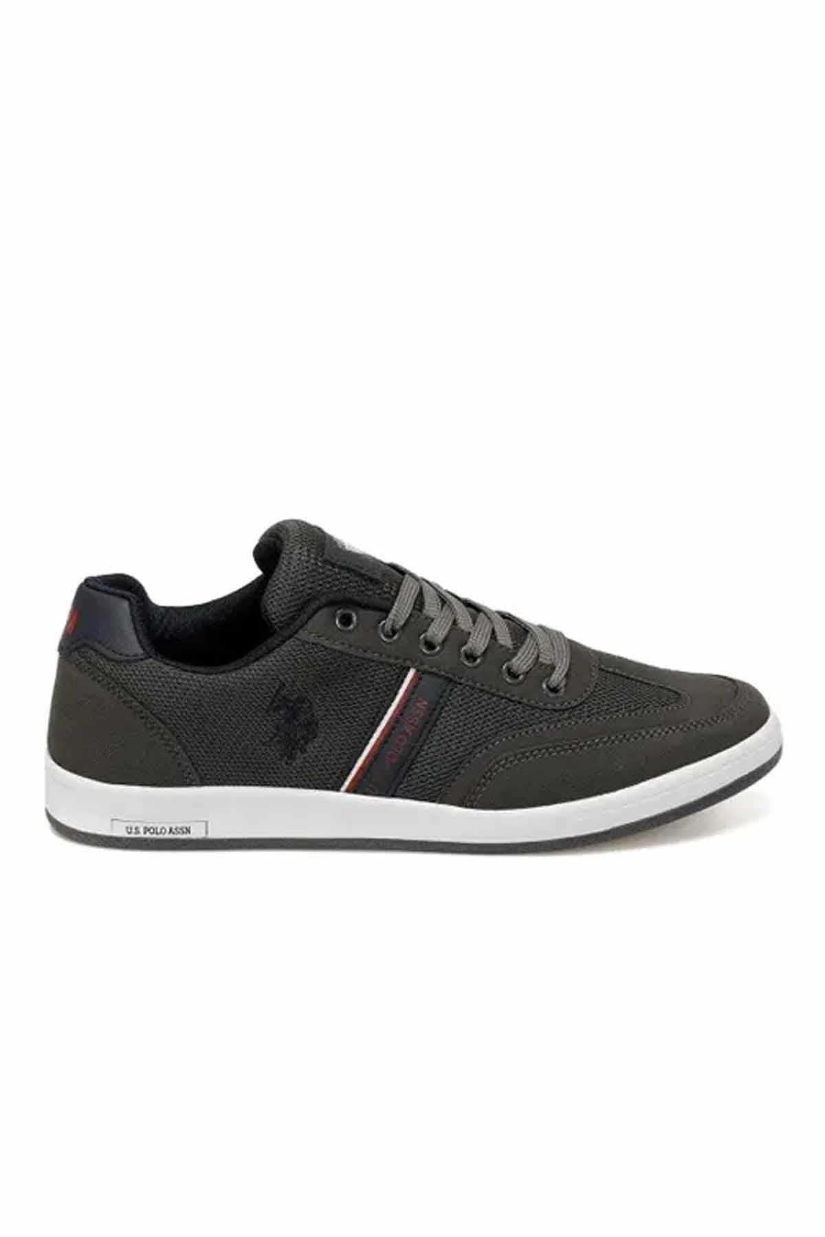 U.S. POLO ASSNSneakerUS Polo Assn Kares 4FX Erkek Sneaker Ayakkabı 101500706Gri