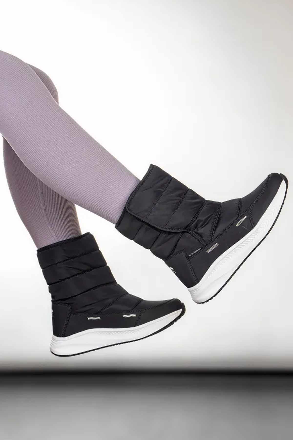 U.S. POLO ASSNBotU.S Polo Assn. Kadın Kar Botu Kadın Bot Ayakkabı 1013922386-12Siyah-Byz