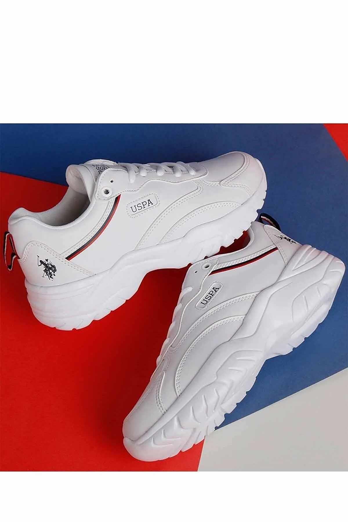 U.S. POLO ASSNGünlük Spor7Us Polo Assn Kadın Yüksek Taban Sneakers Tracey B7 Kadın Günlük Spor Ayakkabı 101392312-1Beyaz