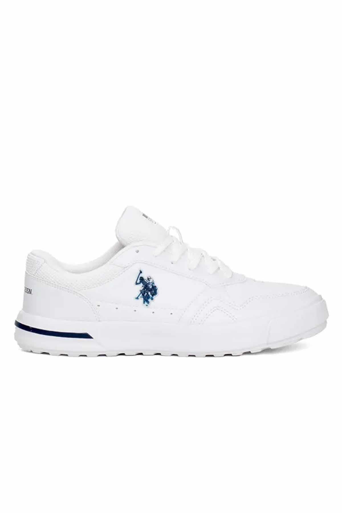 U.S. POLO ASSNGünlük SporU.S Polo Assn. Sampo 4 FX Erkek Günlük Spor Ayakkabı 101502205Beyaz-Gri