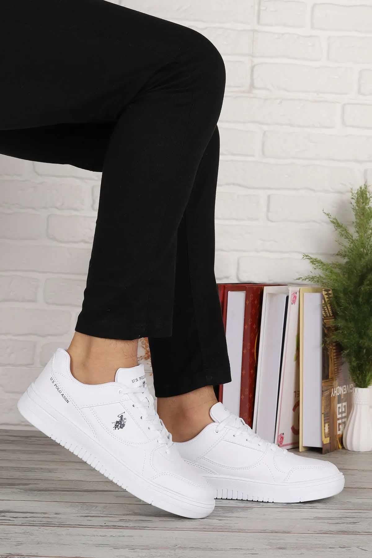 U.S. POLO ASSNGünlük SporU.S Polo Assn.Lee 4 B- 9 Erkek Günlük Spor Ayakkabı 101501895-1BEYAZ