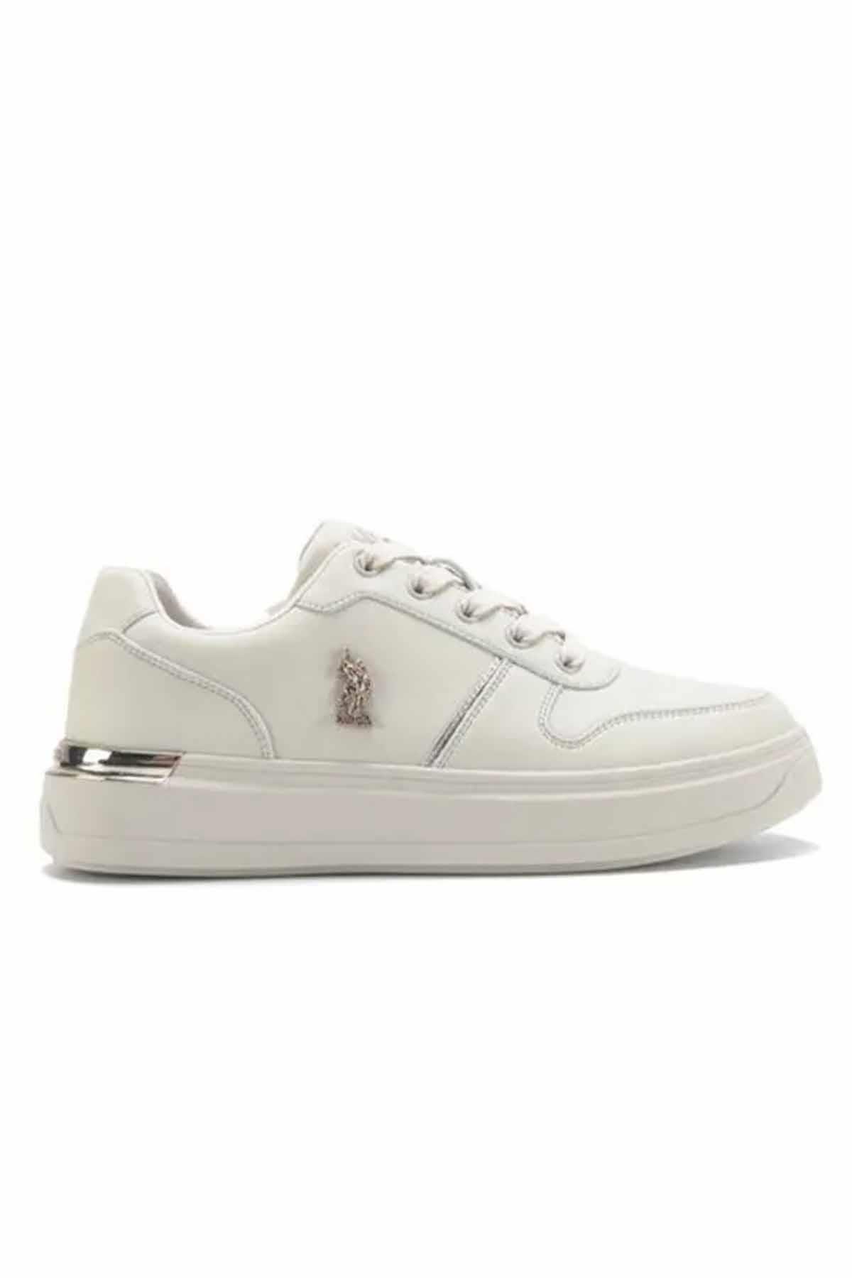 U.S. POLO ASSNSneakerU.S Polo Assn. Alka 4FX Kadın Sneaker Ayakkabı 101532313Bej