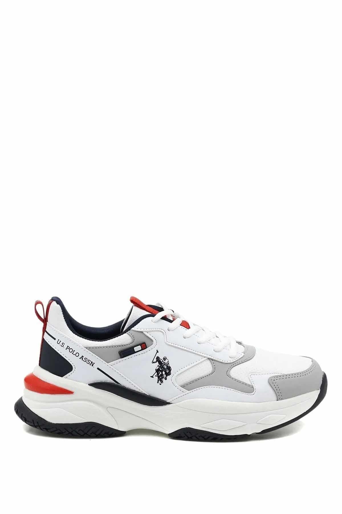 U.S. POLO ASSNSneakerU.S Polo Assn.Erkek Beyaz Spor Ayakkabı Solıdar Erkek Sneaker Ayakkabı 101812498BEYAZ