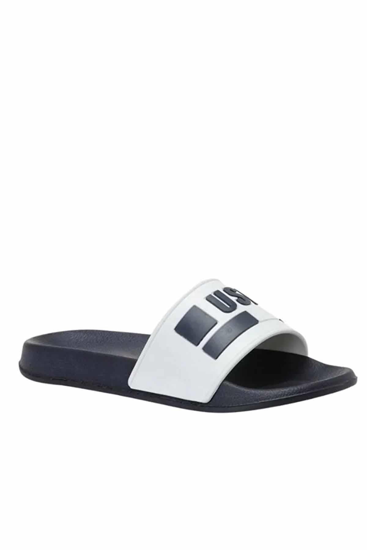 U.S. POLO ASSNTerlikU.S Polo Assn. Smaung 3FX Erkek Terlik Ayakkabı 101370962Laci-Beyaz