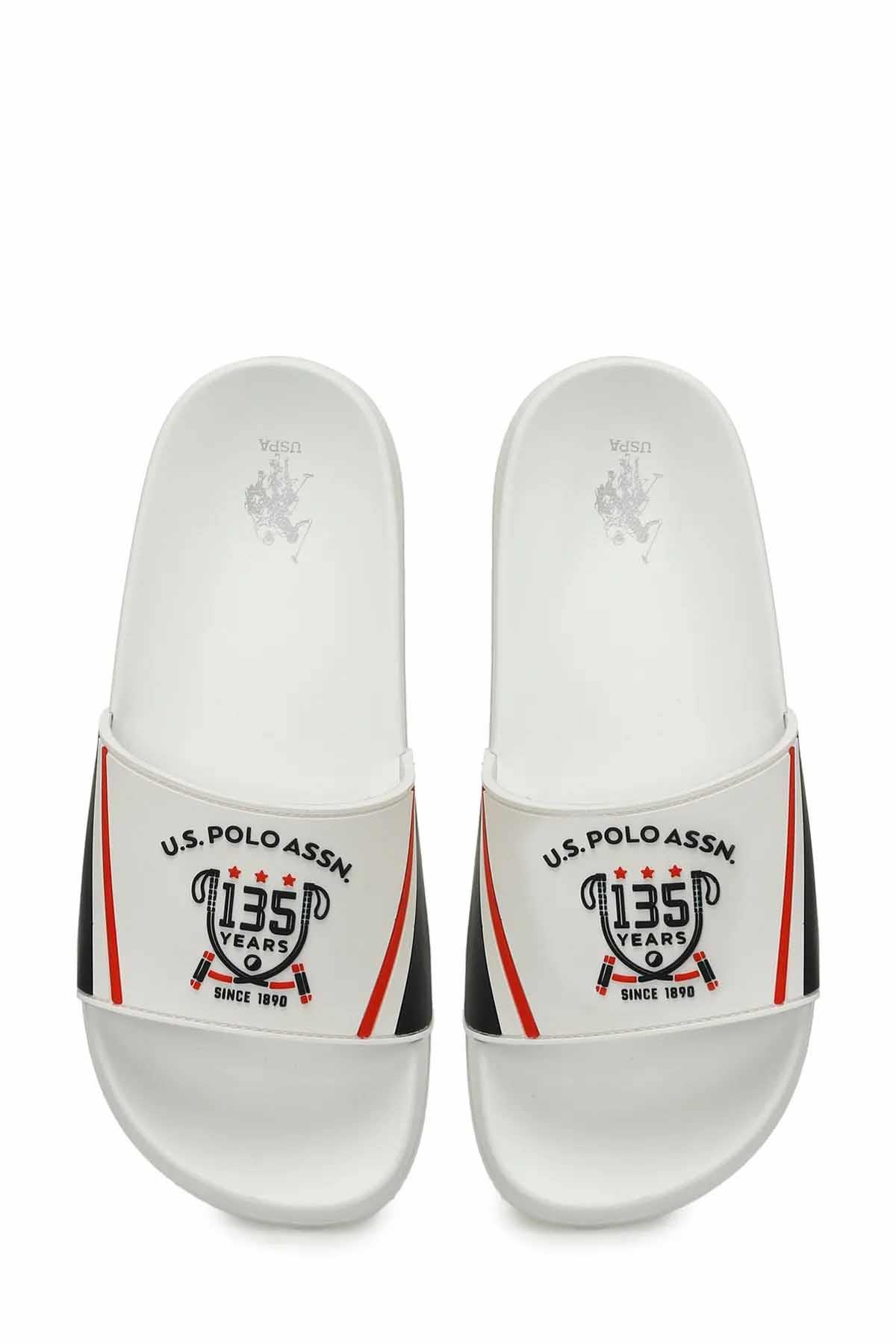 U.S. POLO ASSNTerlikUS Polo Asnn. GUSTY 5FX Erkek Terlik Ayakkabı 101984424BEYAZ