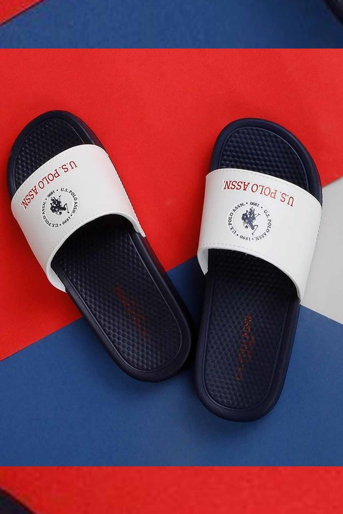 U.S. POLO ASSNTerlikUs Polo Pearl Erkek Terlik Ayakkabı 101018693-1Beyaz
