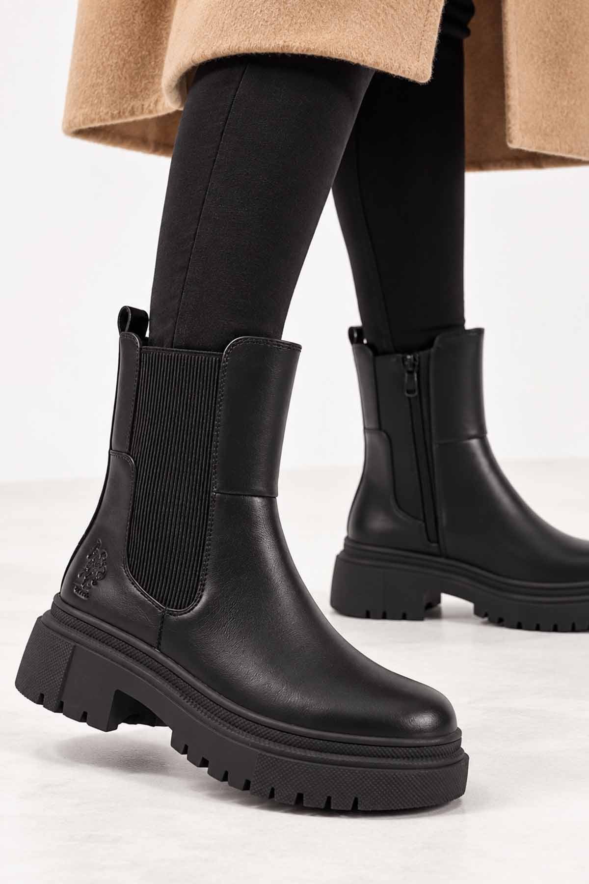 US POLO ASSN.BotU.S. Polo Assn.WELL 6PR Siyah Kadın Bot 102709053Siyah
