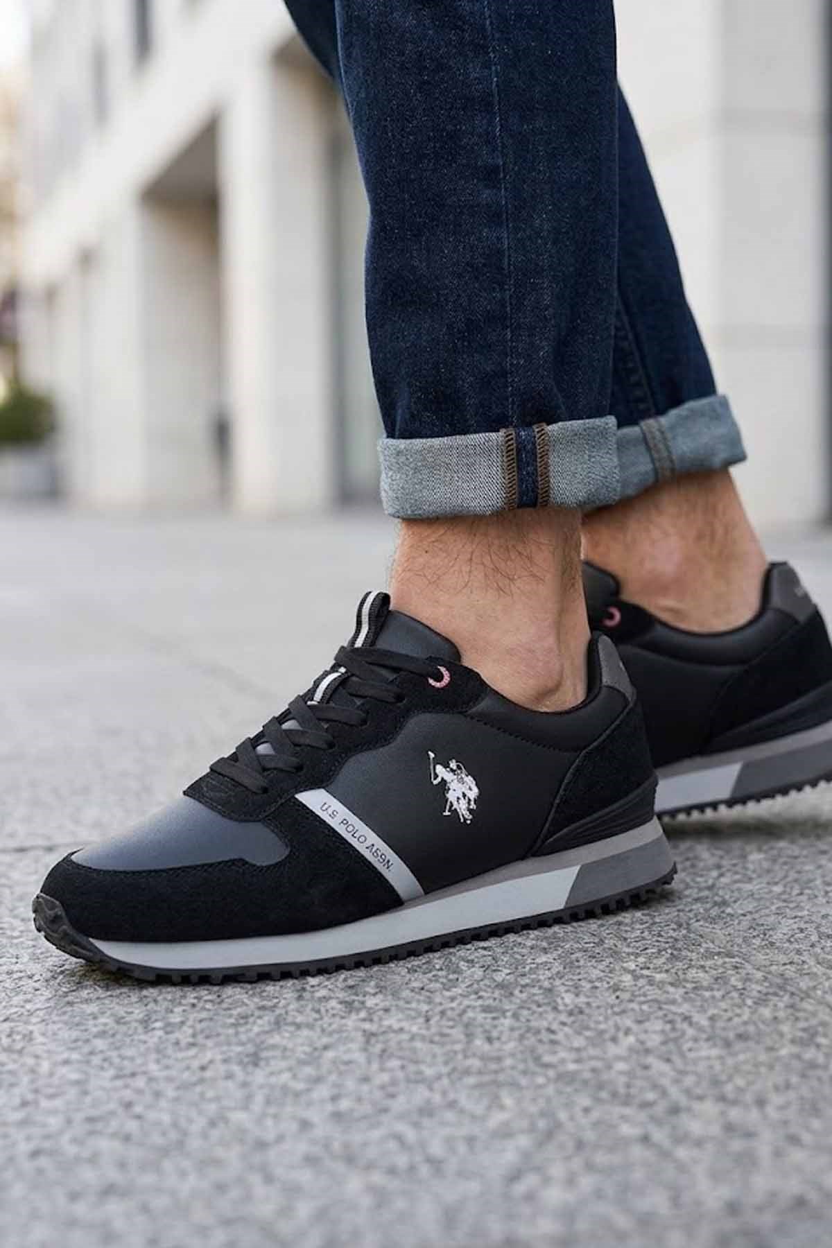 US POLO ASSN.SneakerU.S Polo Assn.TRADEN GLB Erkek Sneaker 102022314Siyah