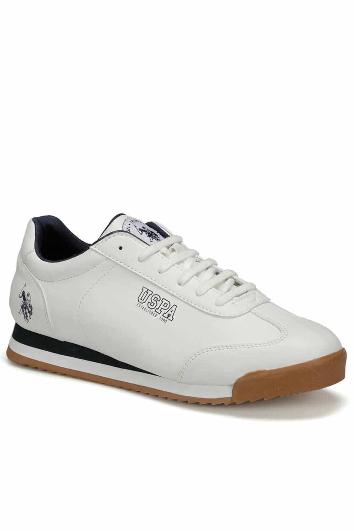 US Polo DEEP B1 Erkek Günlük Spor Ayakkabı 100417832BEYAZ