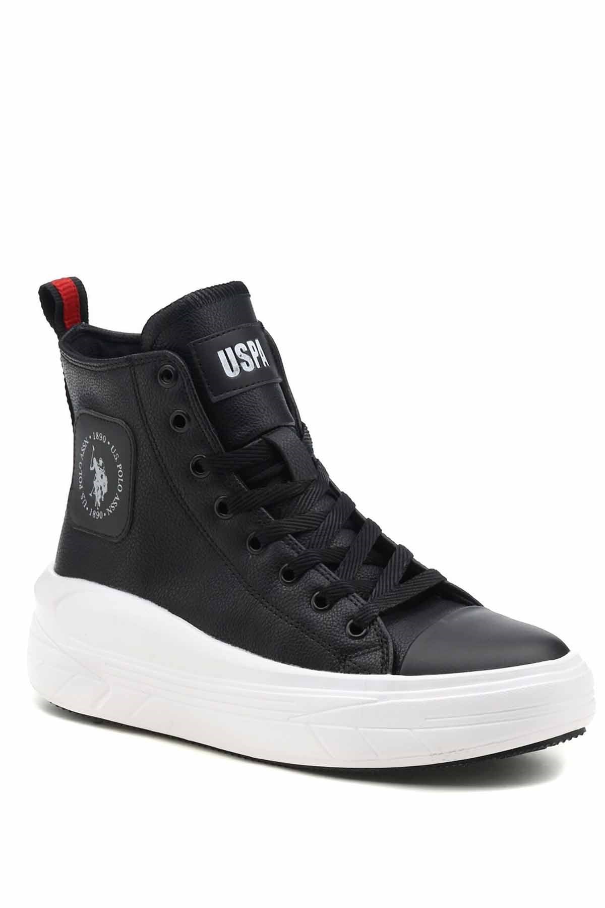 US POLOGünlük SporU.S Polo Assn.Clementıne Kadın Günlük Spor Ayakkabı RS101050554SIYAH-BYZ