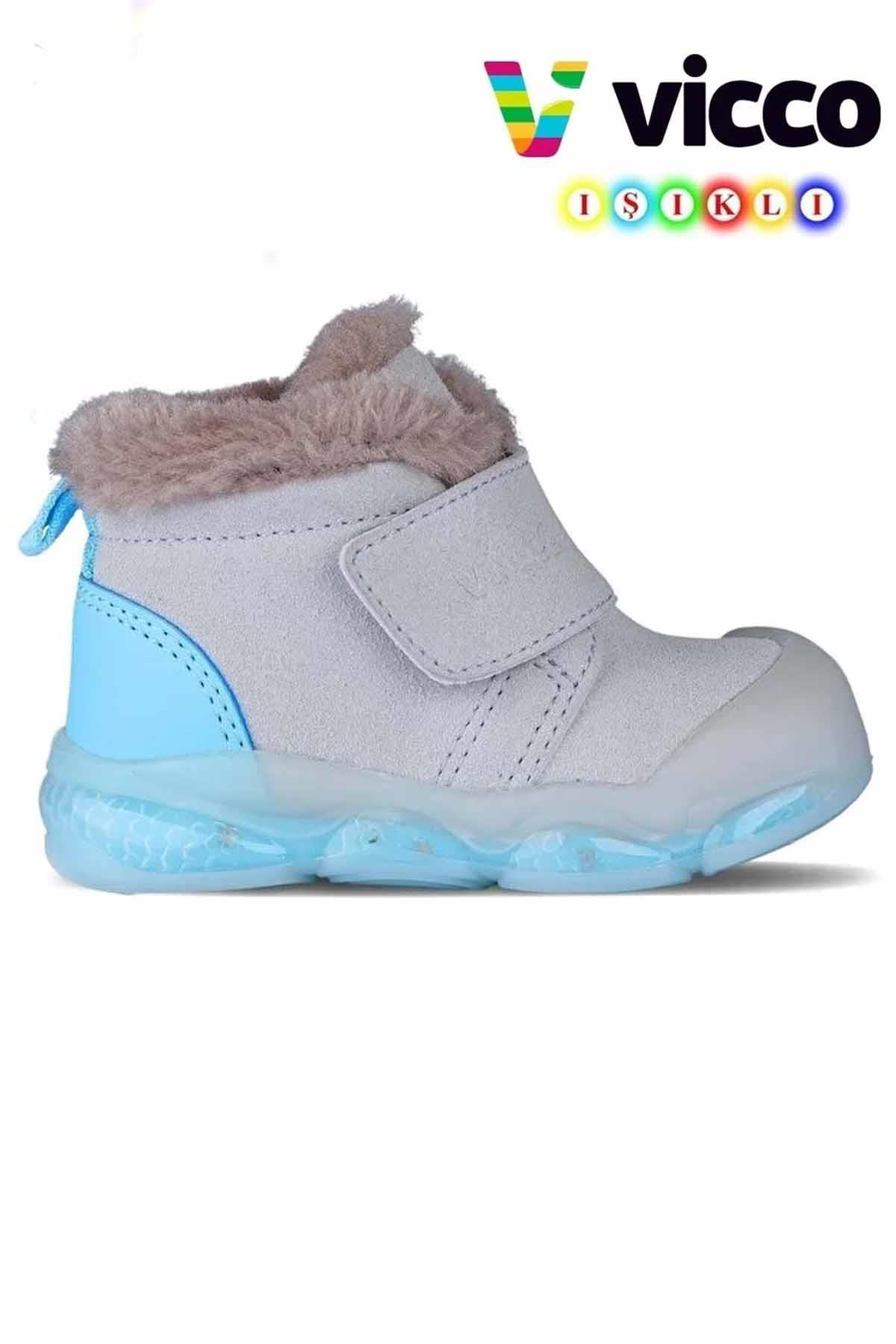 VİCCOBotVicco Mind Işıklı Çocuk Bot Ayakkabı 946.B24K.437-18Gri
