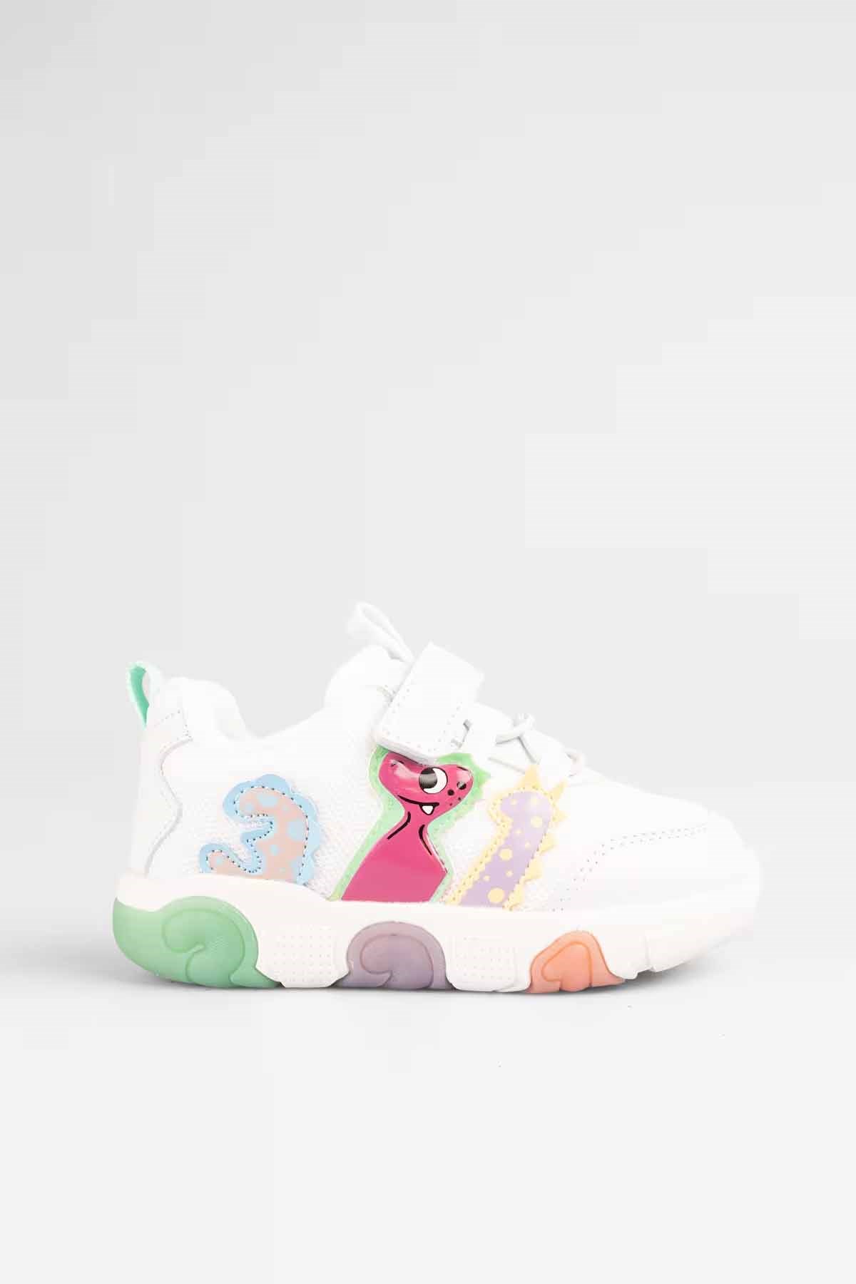 VİCCOSneakerVicco Number Işıklı Çocuk Sneaker Ayakkabı 346.B25Y.160-1127Beyaz/Mint