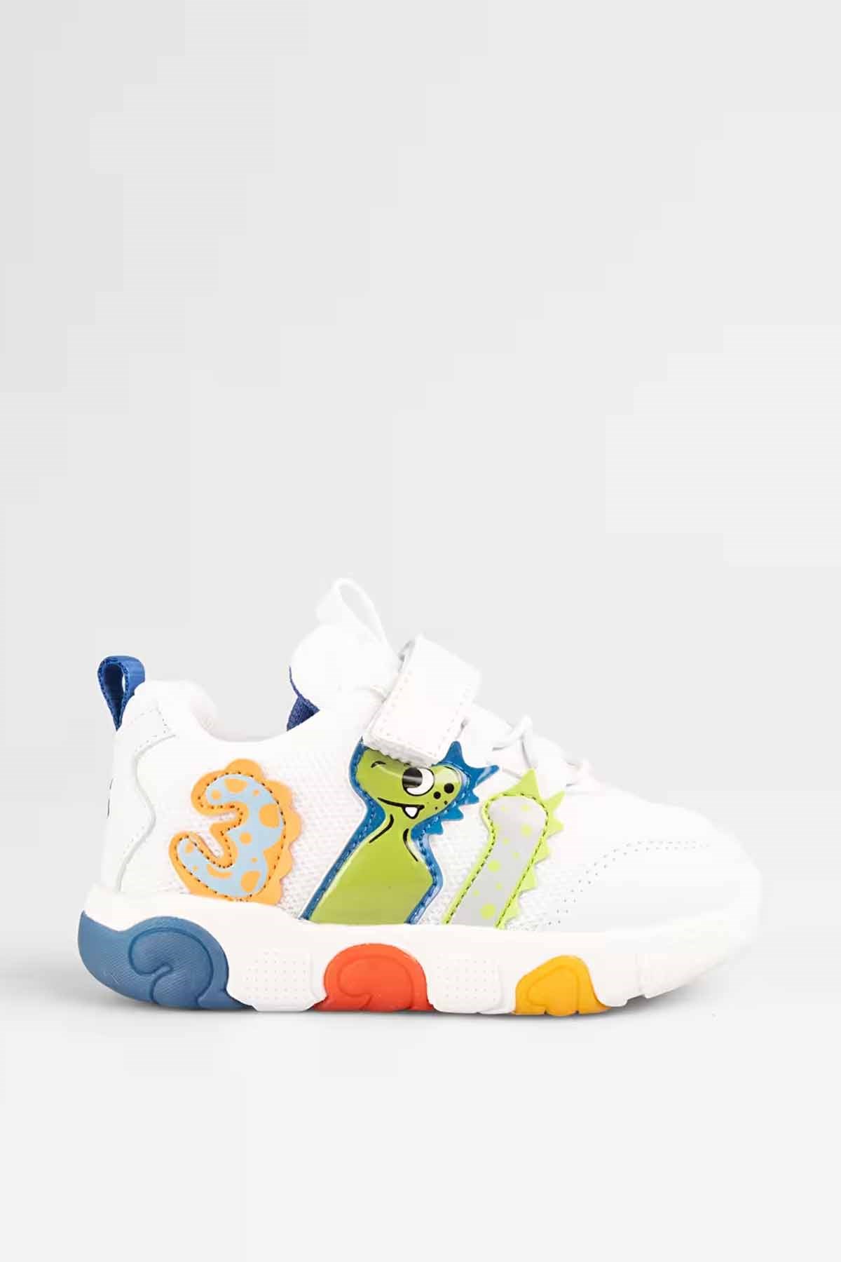 VİCCOSneakerVicco Number Işıklı Çocuk Sneaker Ayakkabı 346.B25Y.160-1104Beyaz/Mavi