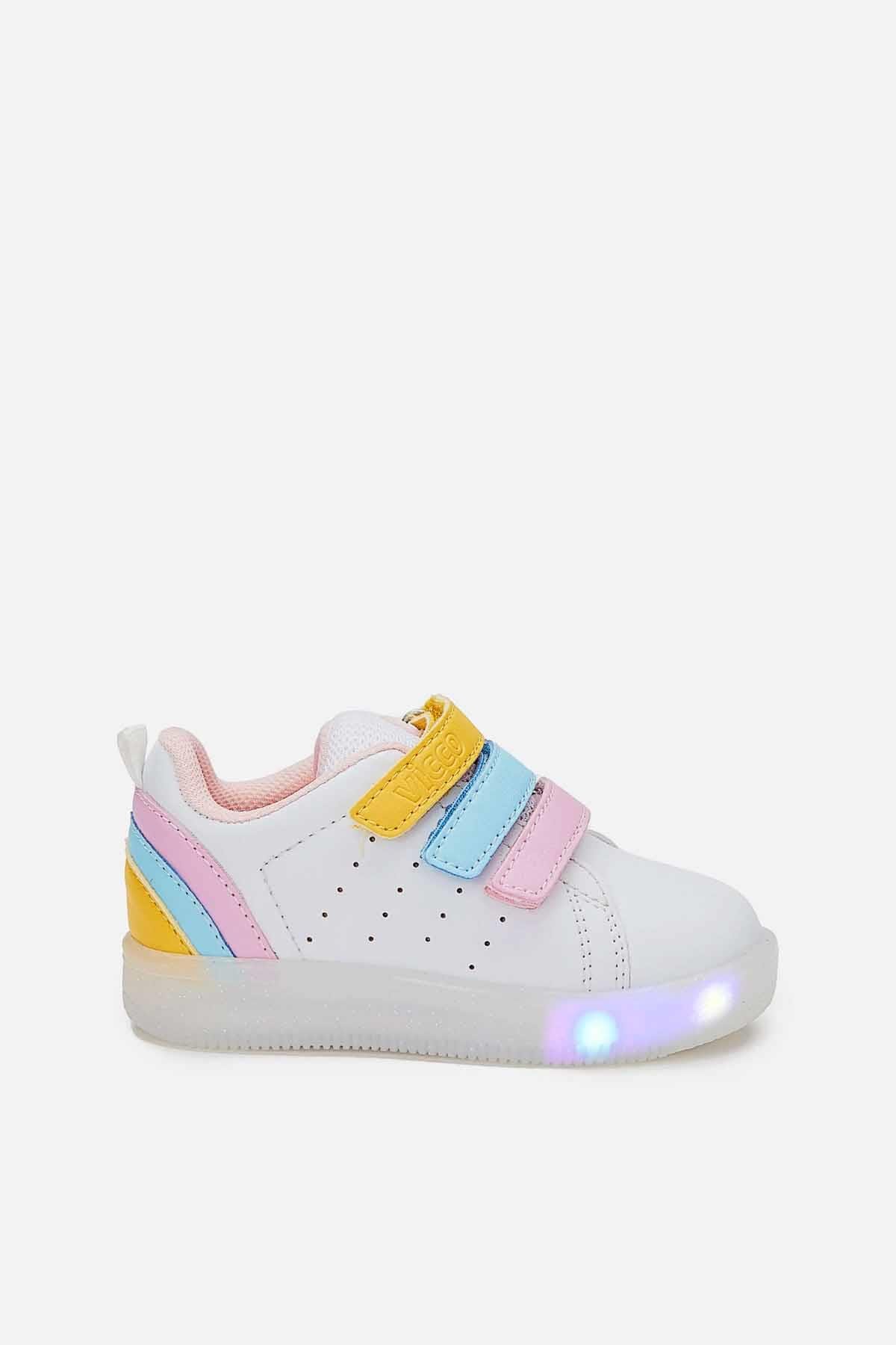 VİCCOSneakerVicco Sun Işıklı Çocuk Sneaker Ayakkabı 220.B21Y.212-1106Beyaz/Pemb
