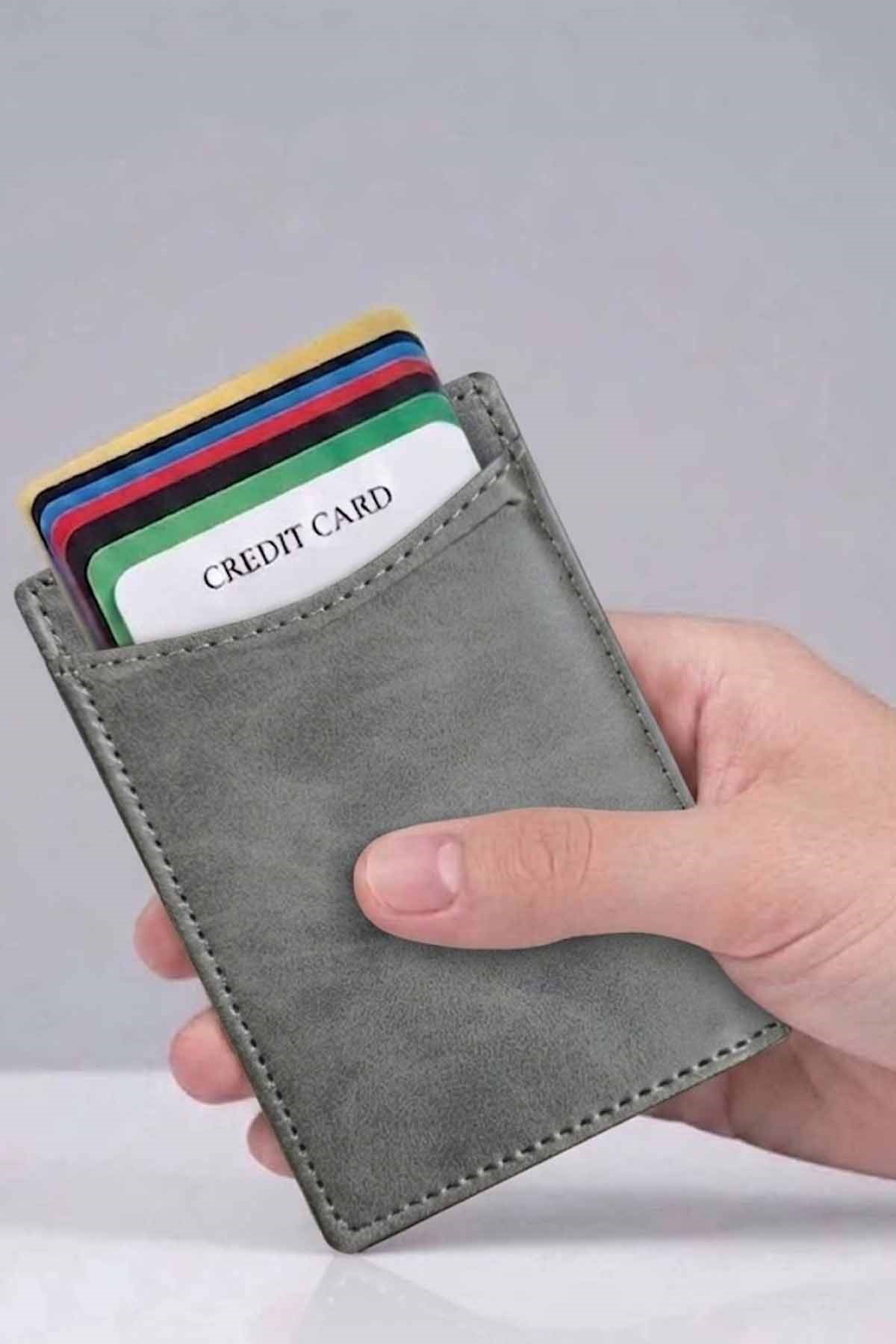 VYNORCüzdanVynor Kartlık Kadın Cüzdan VY011Gri/Gümüş