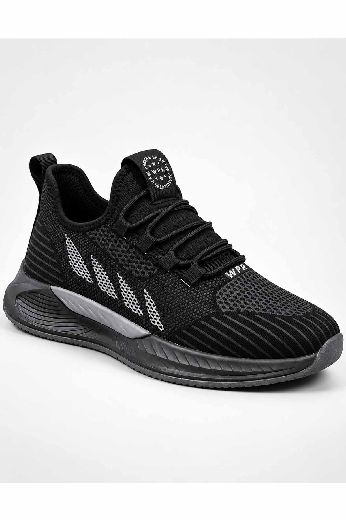 VYNORSneakerVynor Bağcıklı Günlük Spor Unisex Sneaker VY-8011Siyah/Gri