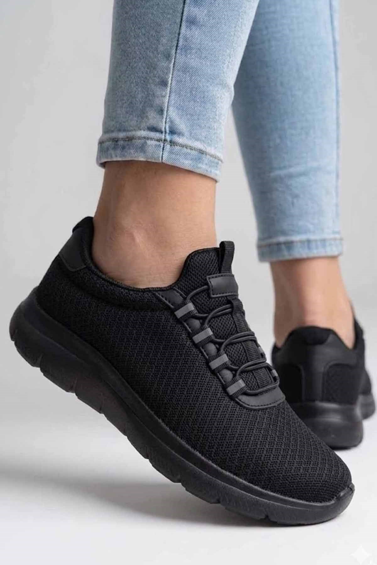 VYNORSneakerVynor Kadın Günlük Spor Unisex Sneaker VY-26107Siyah