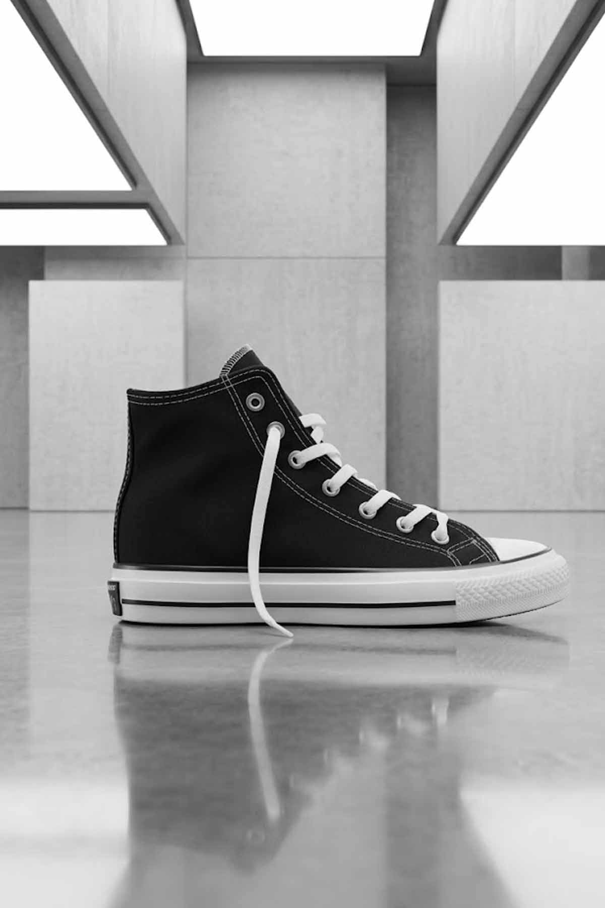VYNORSneakerVynor Nomad Bağcıklı Kanvas Unisex Sneaker VY-C1003Siyah