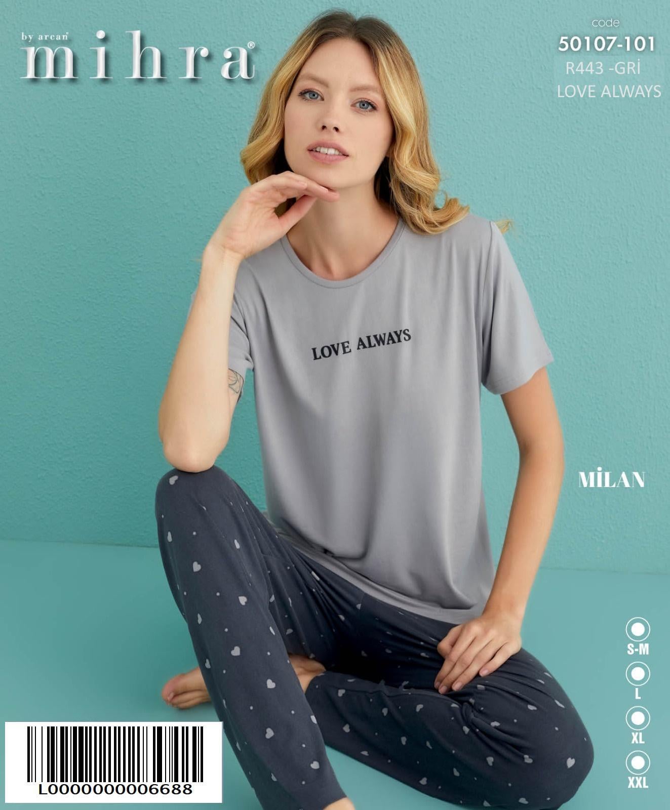 Arcan Mihra Kısakollu Pijama Takım 50107-101