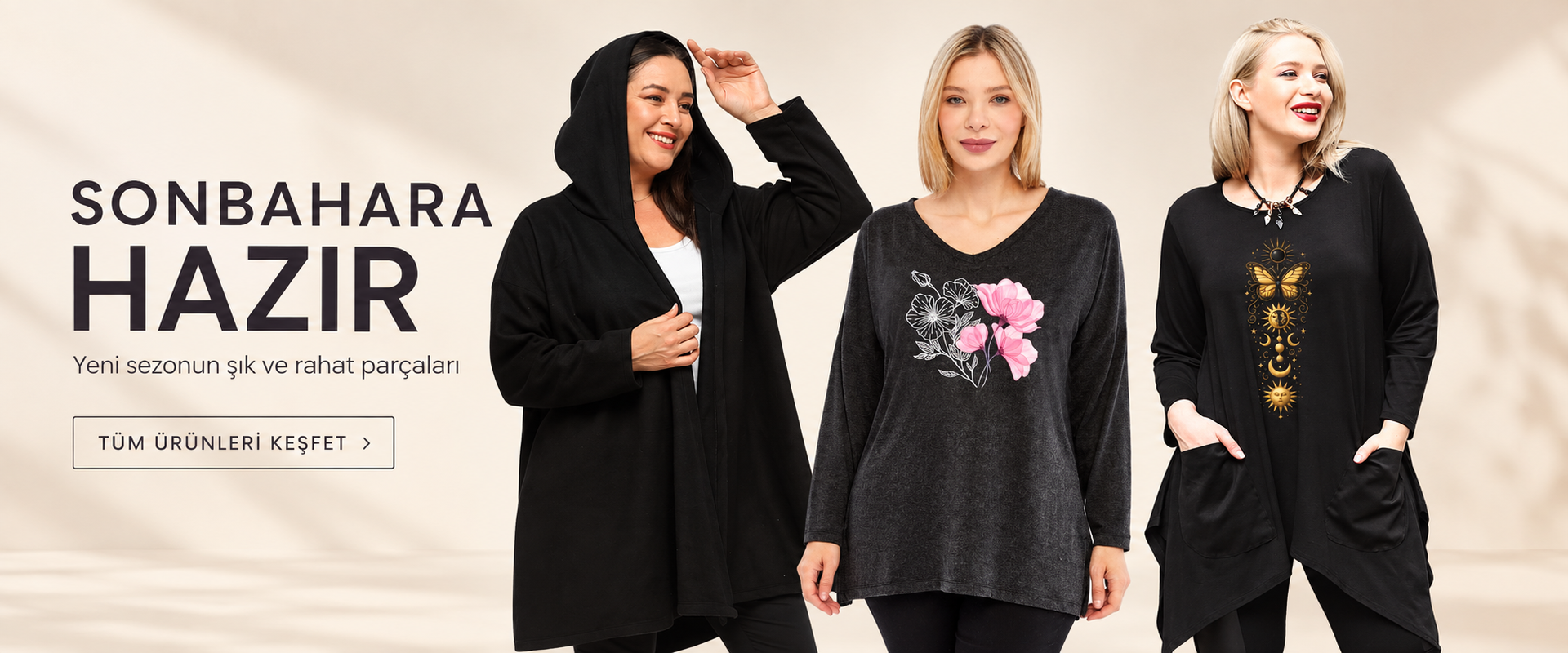 Sonbahara hazır: şık ve rahat hırka, bluz ve tunik